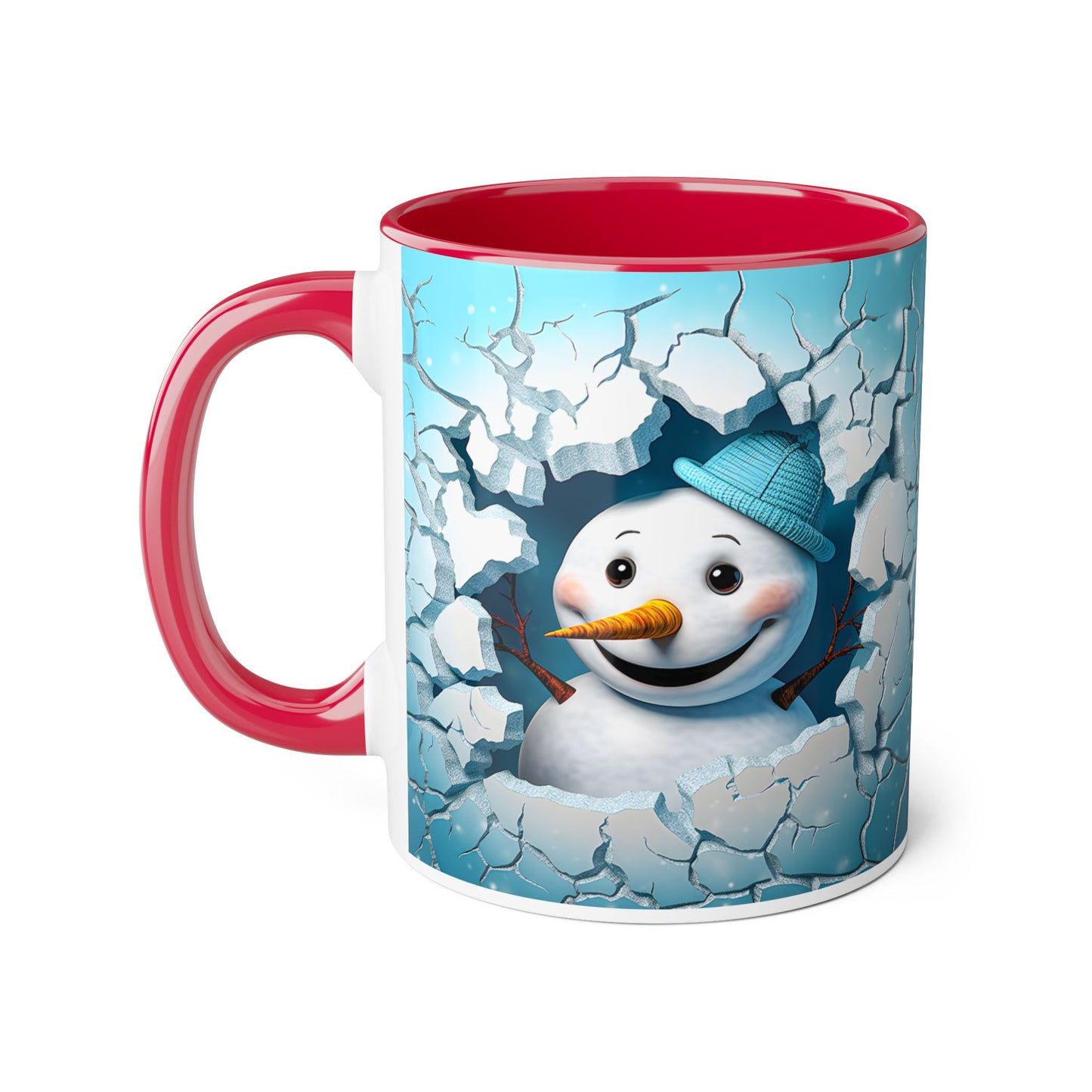 Winter Wonderland Snowman Accent Mug, 11oz - Resilient Mind Media