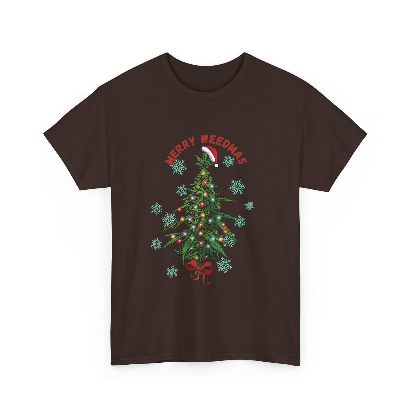 Merry Weedmas Unisex Heavy Cotton Tee - Resilient Mind Media