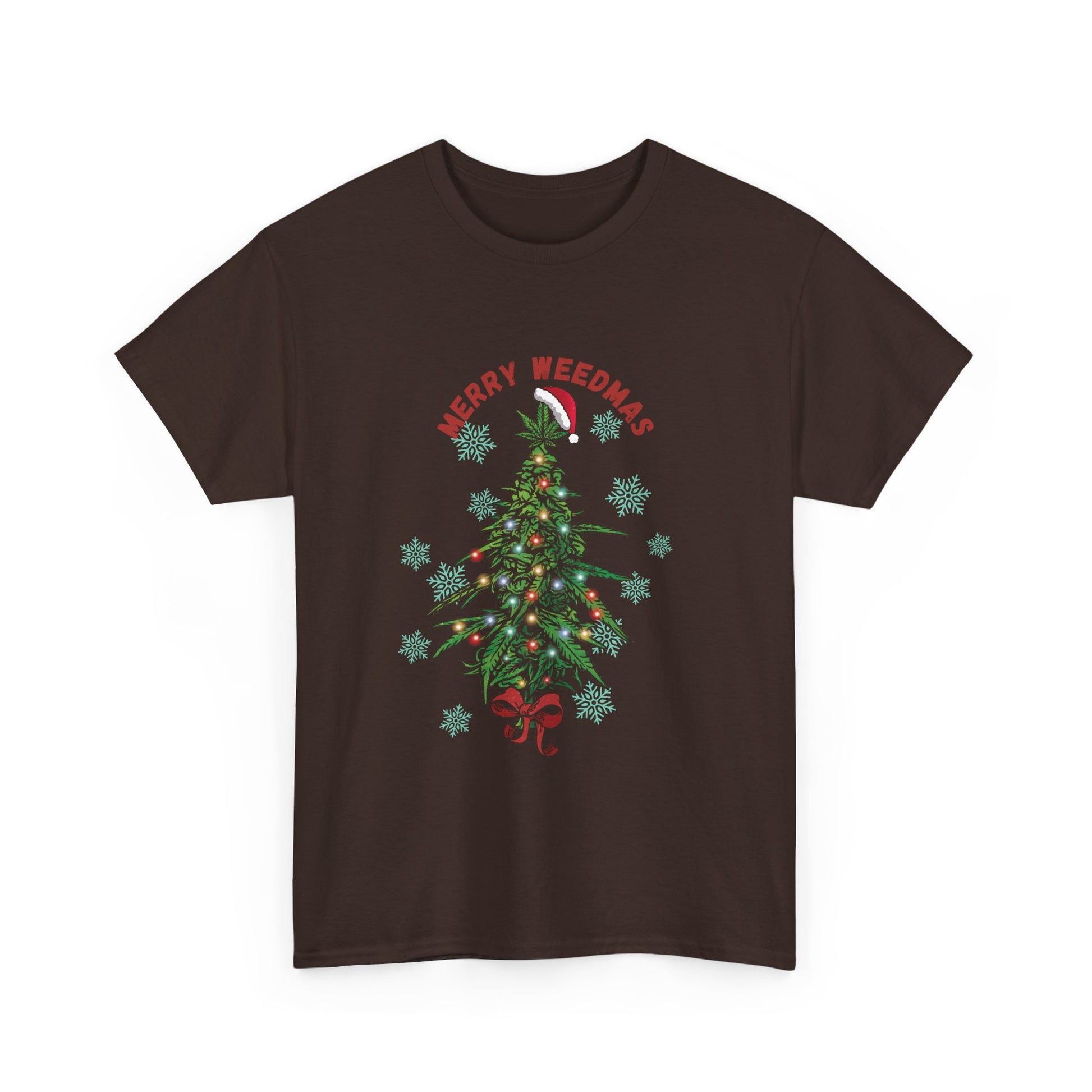 Merry Weedmas Unisex Heavy Cotton Tee - Resilient Mind Media
