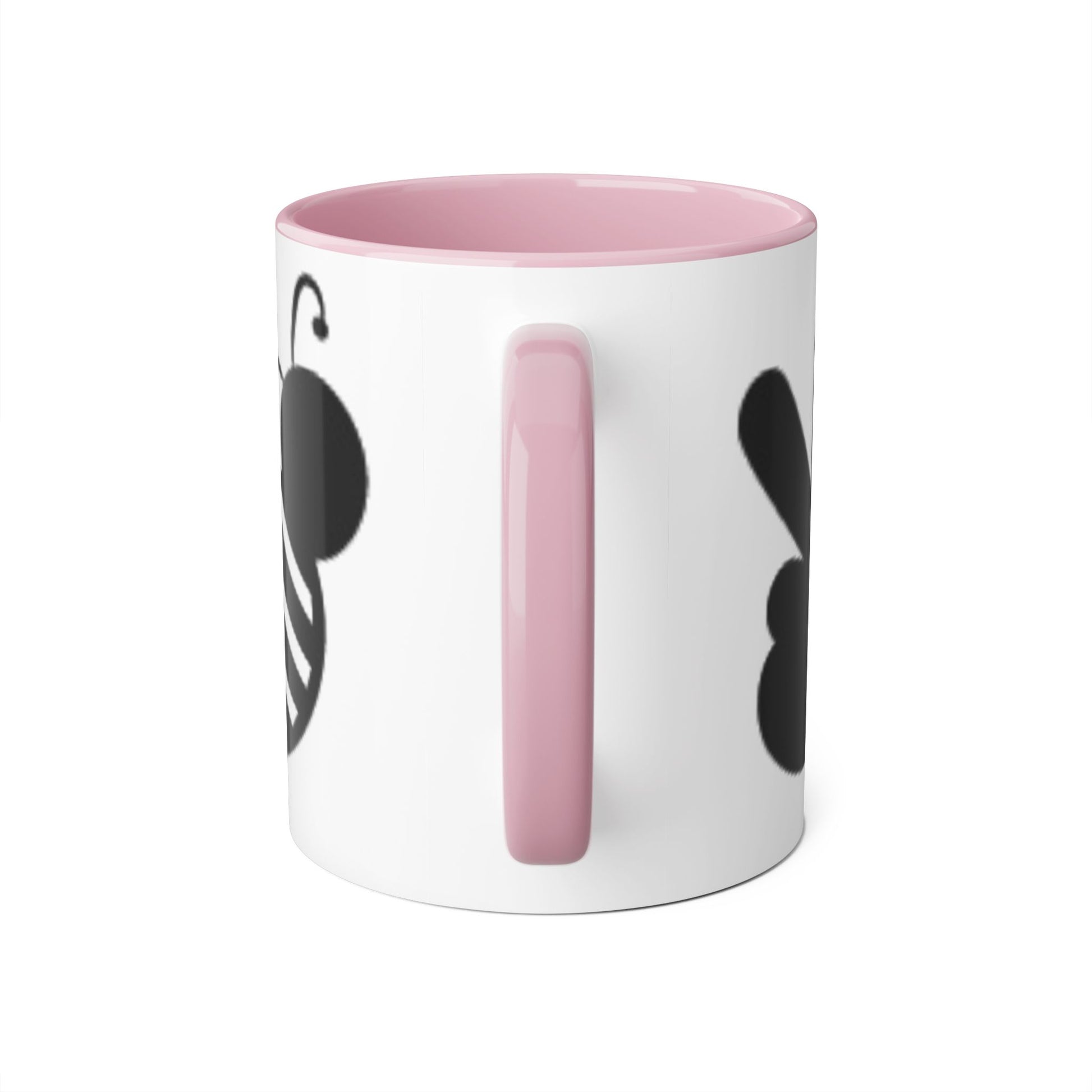 Chic Love Accent Mug - 11oz Black & White Design - Resilient Mind Media