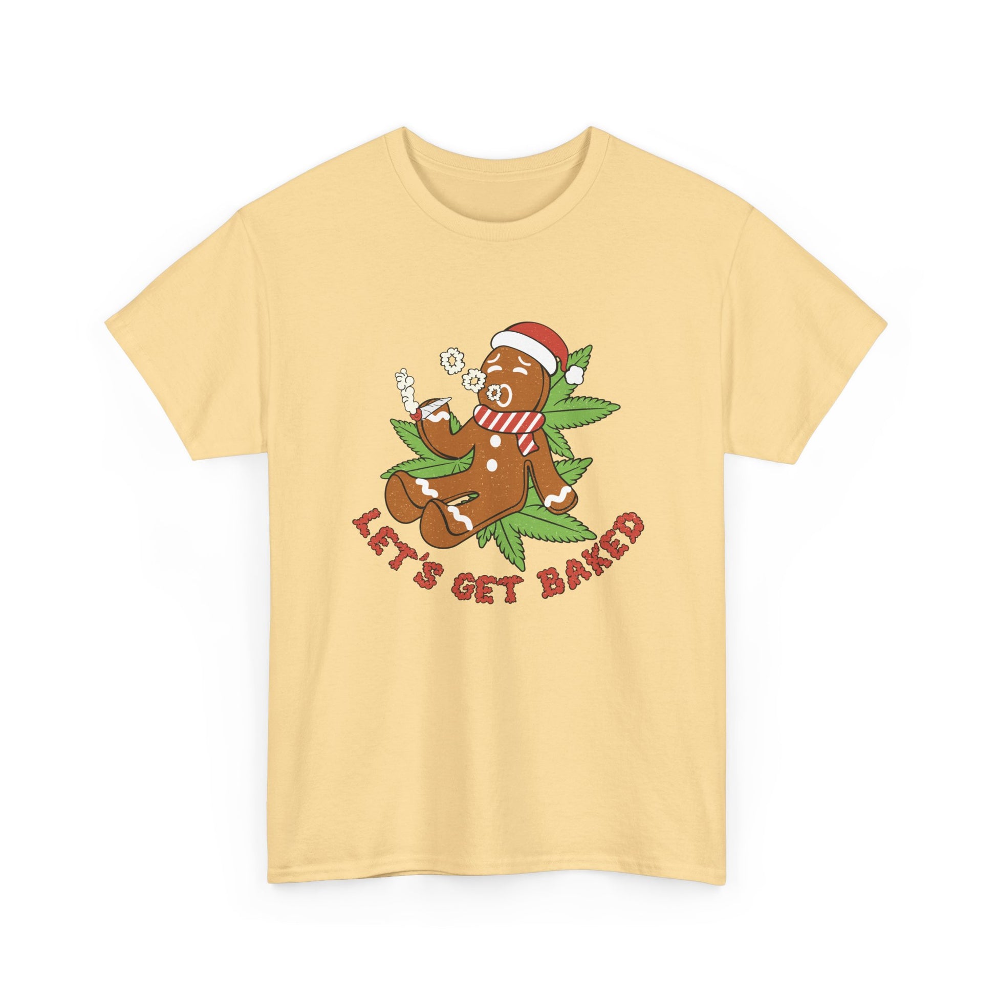 Let's Get Baked Gingerbread Unisex Heavy Cotton Tee - Resilient Mind Media