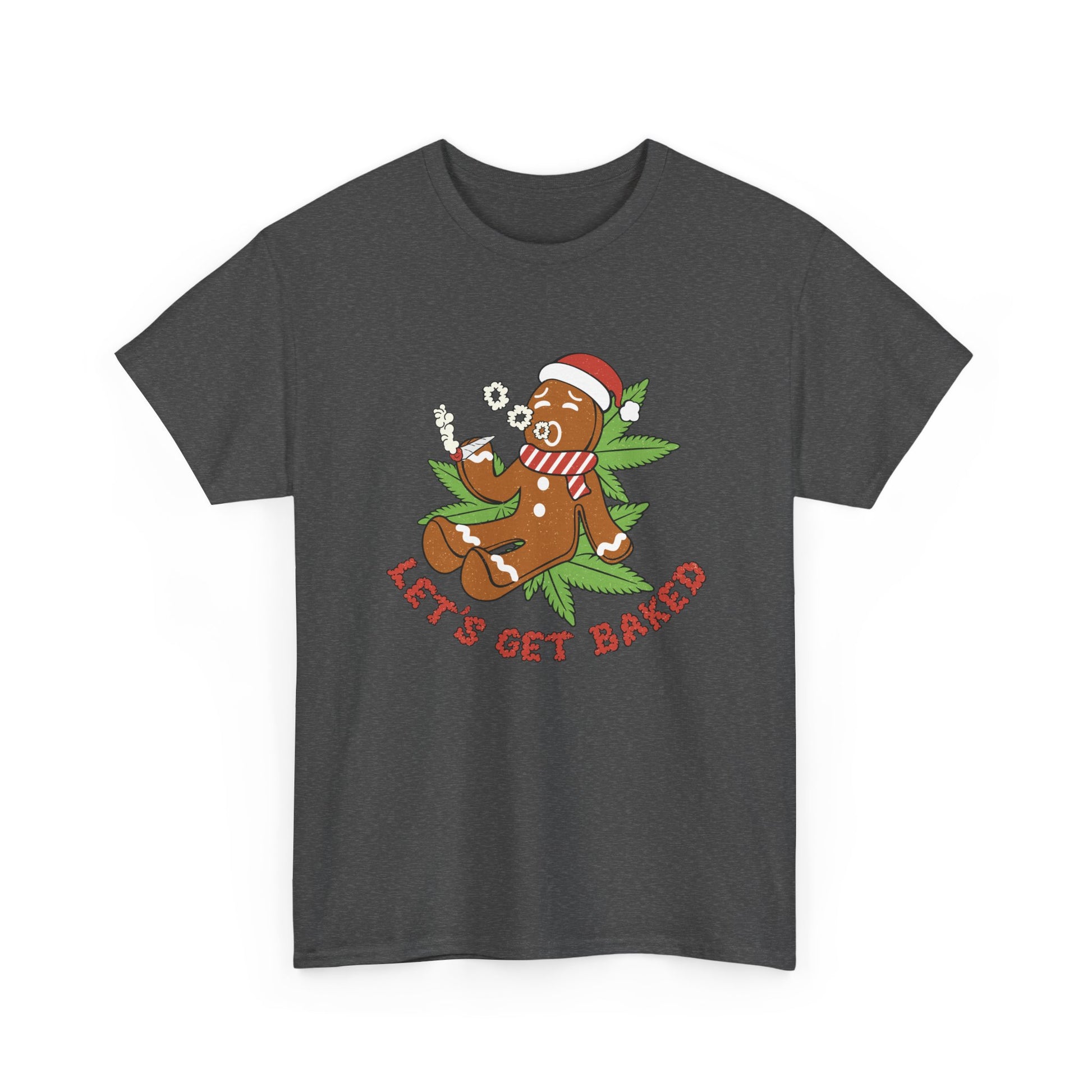 Let's Get Baked Gingerbread Unisex Heavy Cotton Tee - Resilient Mind Media