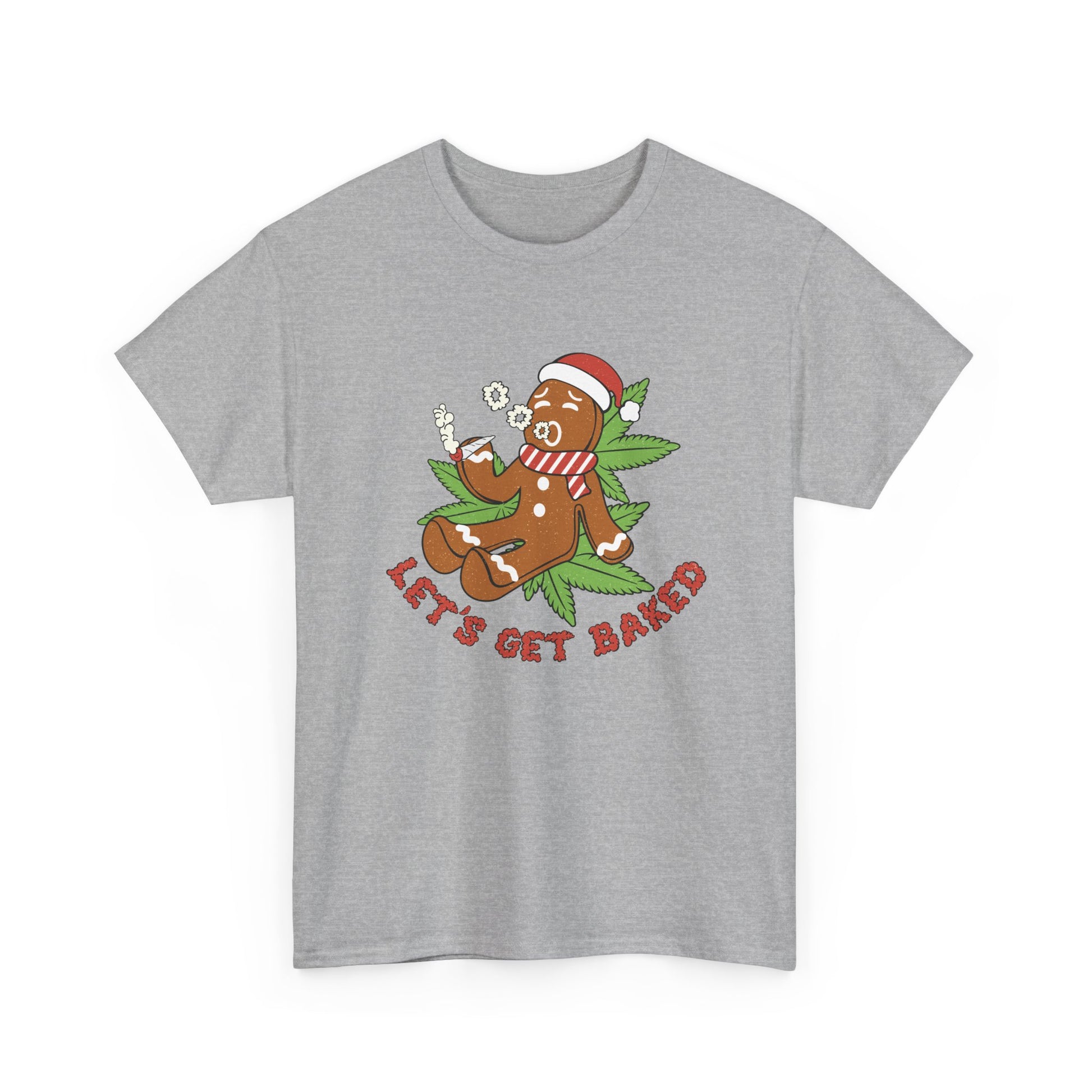 Let's Get Baked Gingerbread Unisex Heavy Cotton Tee - Resilient Mind Media