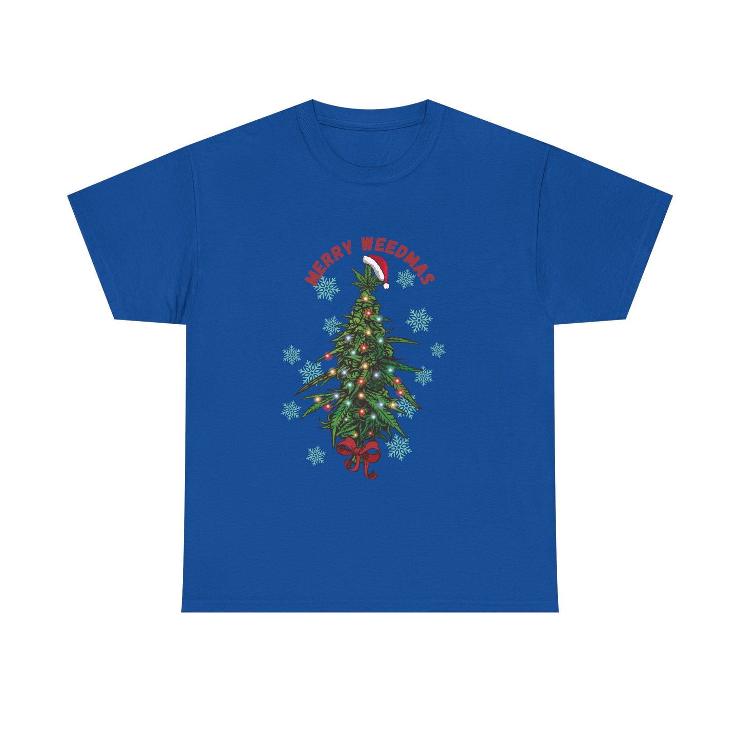 Merry Weedmas Unisex Heavy Cotton Tee - Resilient Mind Media