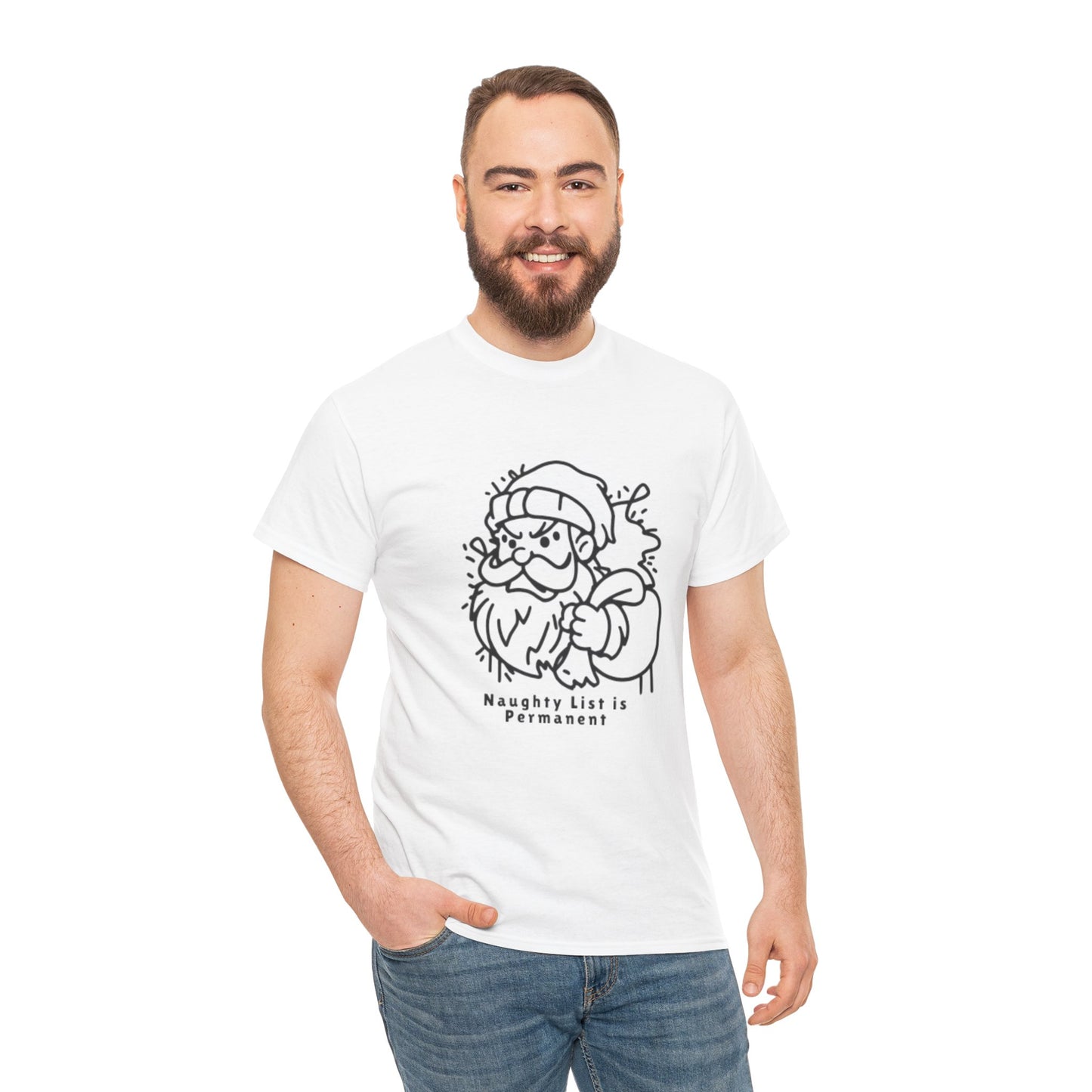 Christmas Angry Santa Unisex Tee - Resilient Mind Media