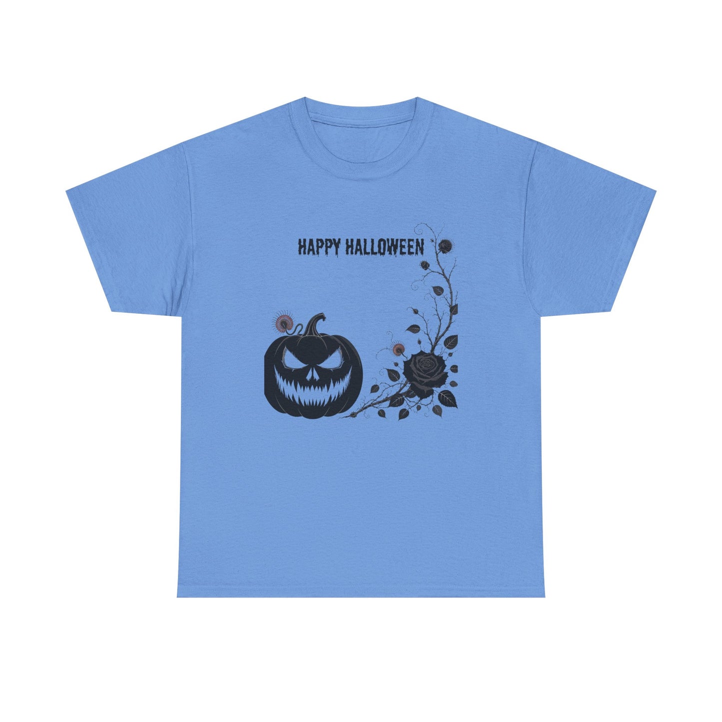 Halloween Unisex Heavy Cotton Tee, Spooky Shirt, Fall Fashion, Pumpkin Shirt, Halloween Celebration, Gothic Tee - Resilient Mind Media