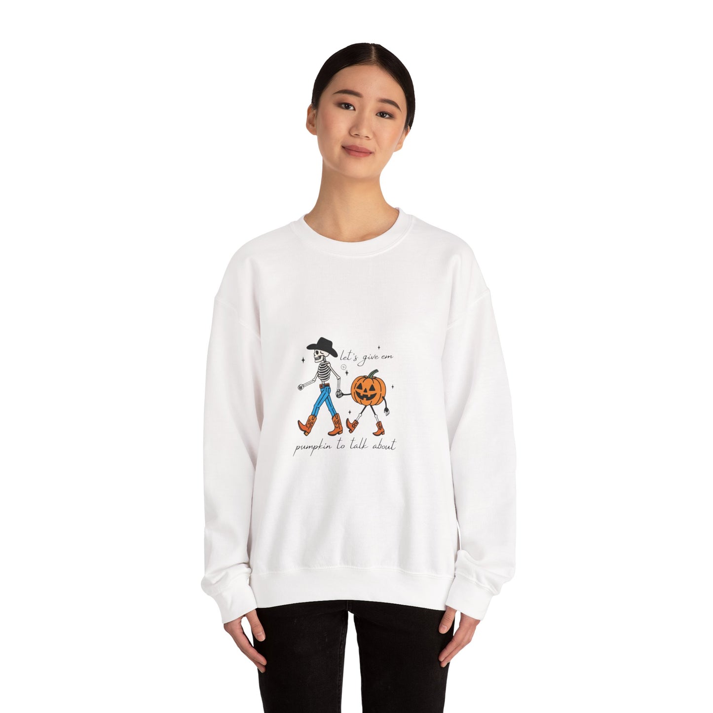 Harvest Halloween Unisex Crewneck Sweatshirt, Fall Fashion, Pumpkin Apparel, Cozy Autumn Wear, Holiday Gifts, Seasonal Style