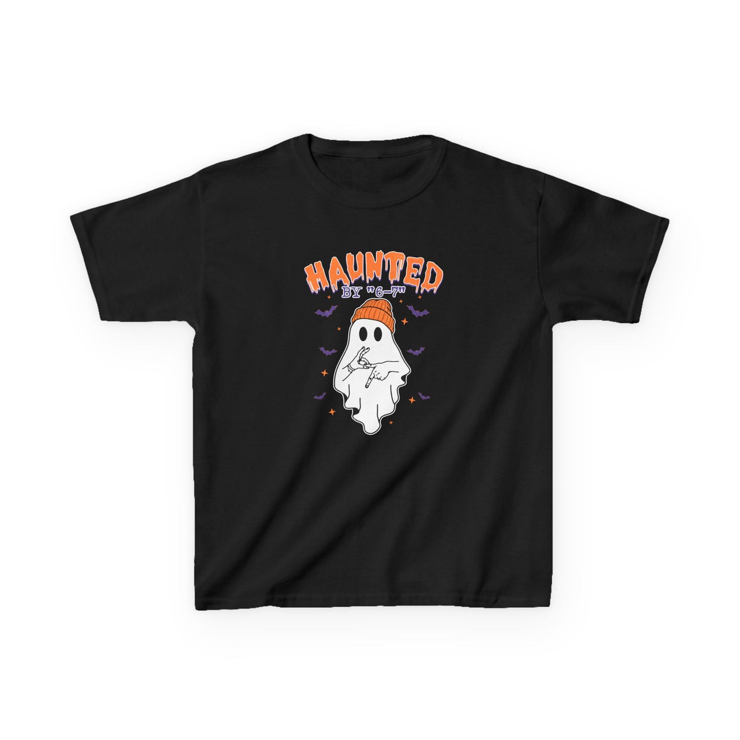Haunted Kids Tee, Spooky Kids Shirt, Halloween Costume Tee, Trick - or - Treat Top, Ghost Graphic Tee, Fun Gift for Children - Resilient Mind Media