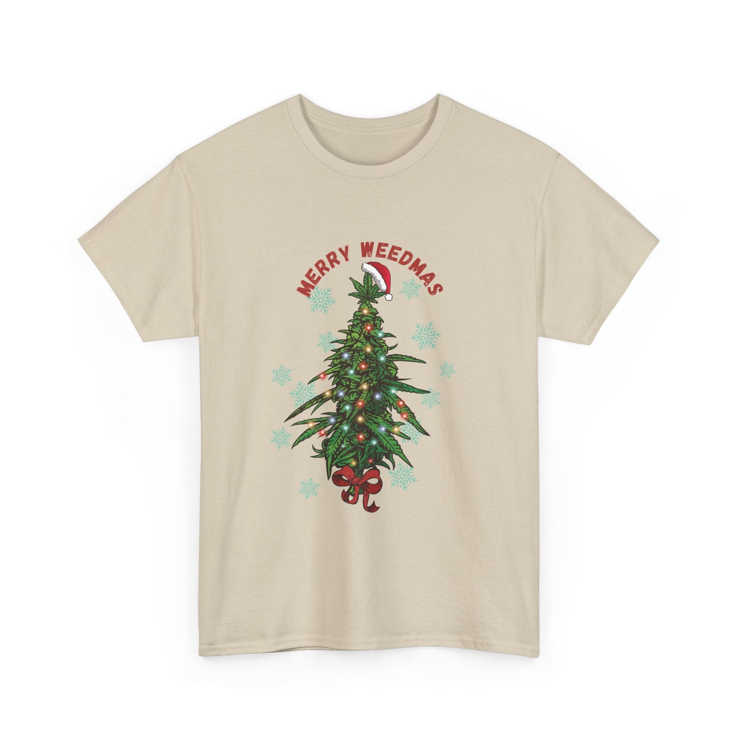 Merry Weedmas Unisex Heavy Cotton Tee - Resilient Mind Media