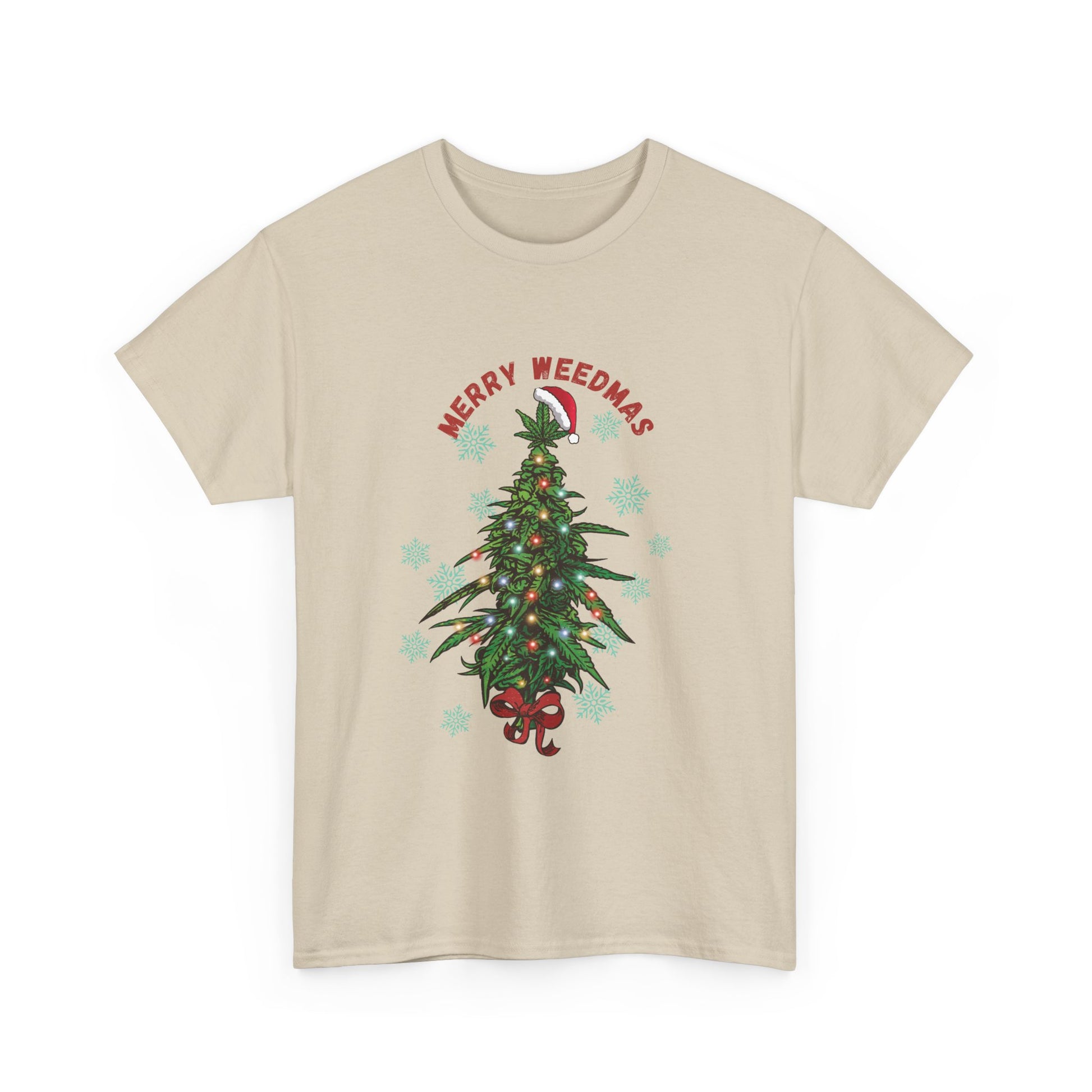 Merry Weedmas Unisex Heavy Cotton Tee - Resilient Mind Media