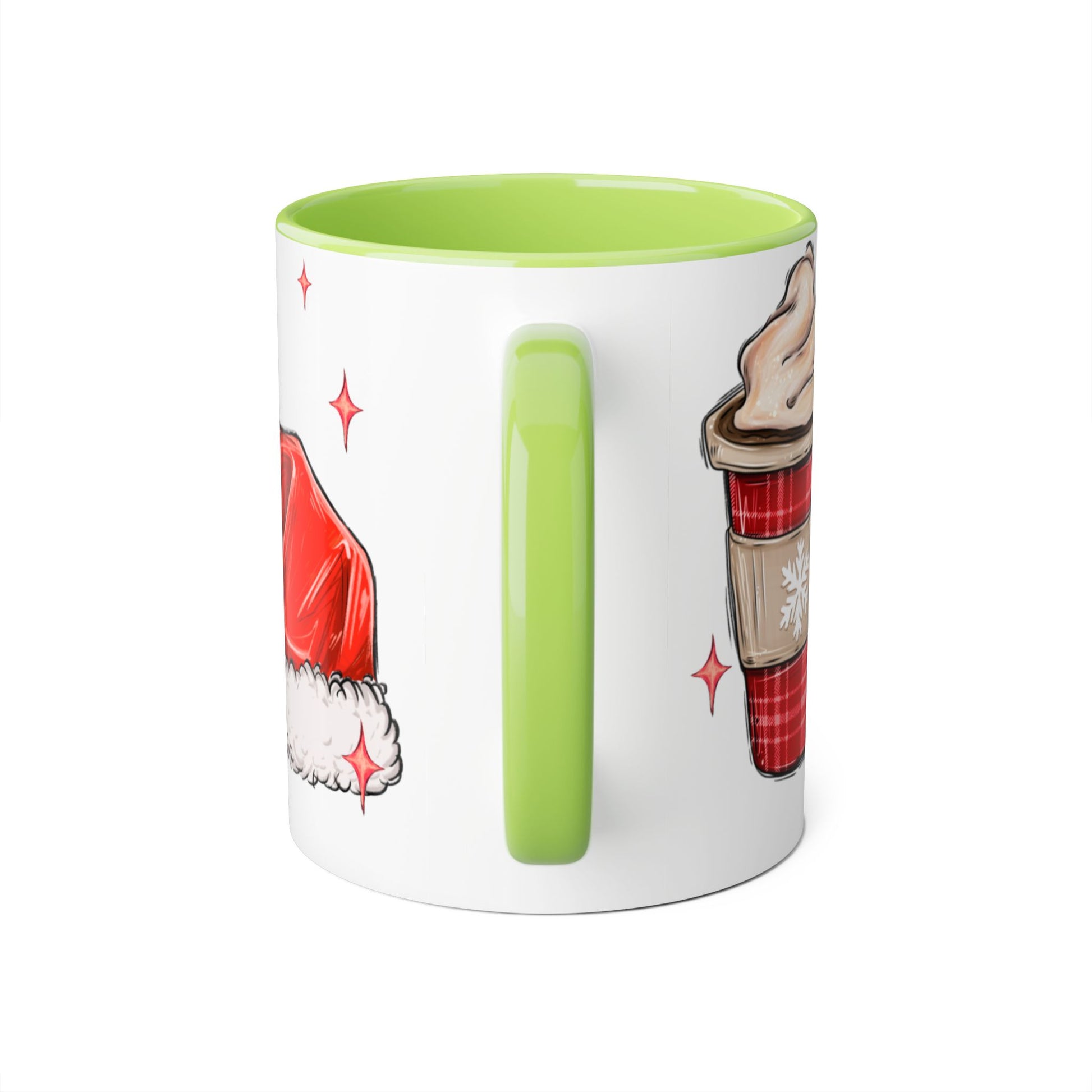 TIS THE SEASON CHRISTMAS HOCKEY Festive Hockey Accent Mug - 11oz Christmas Design - Resilient Mind Media
