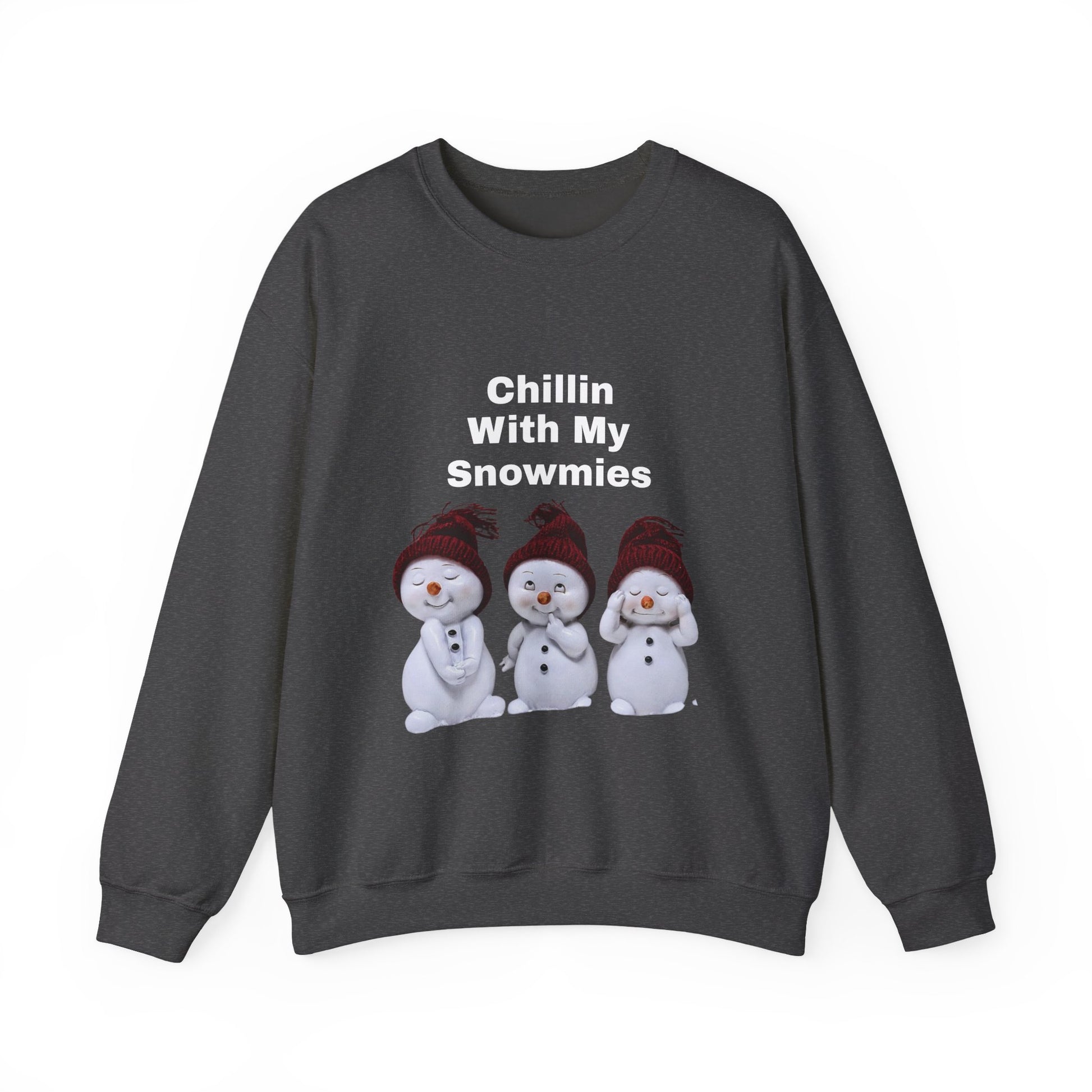 Cozy Holiday Sweatshirt with Snowman Design, Cute Winter Apparel, Christmas Gift, Unisex Crewneck, Perfect for Cold Days, Fun Holiday Outfit - Resilient Mind Media