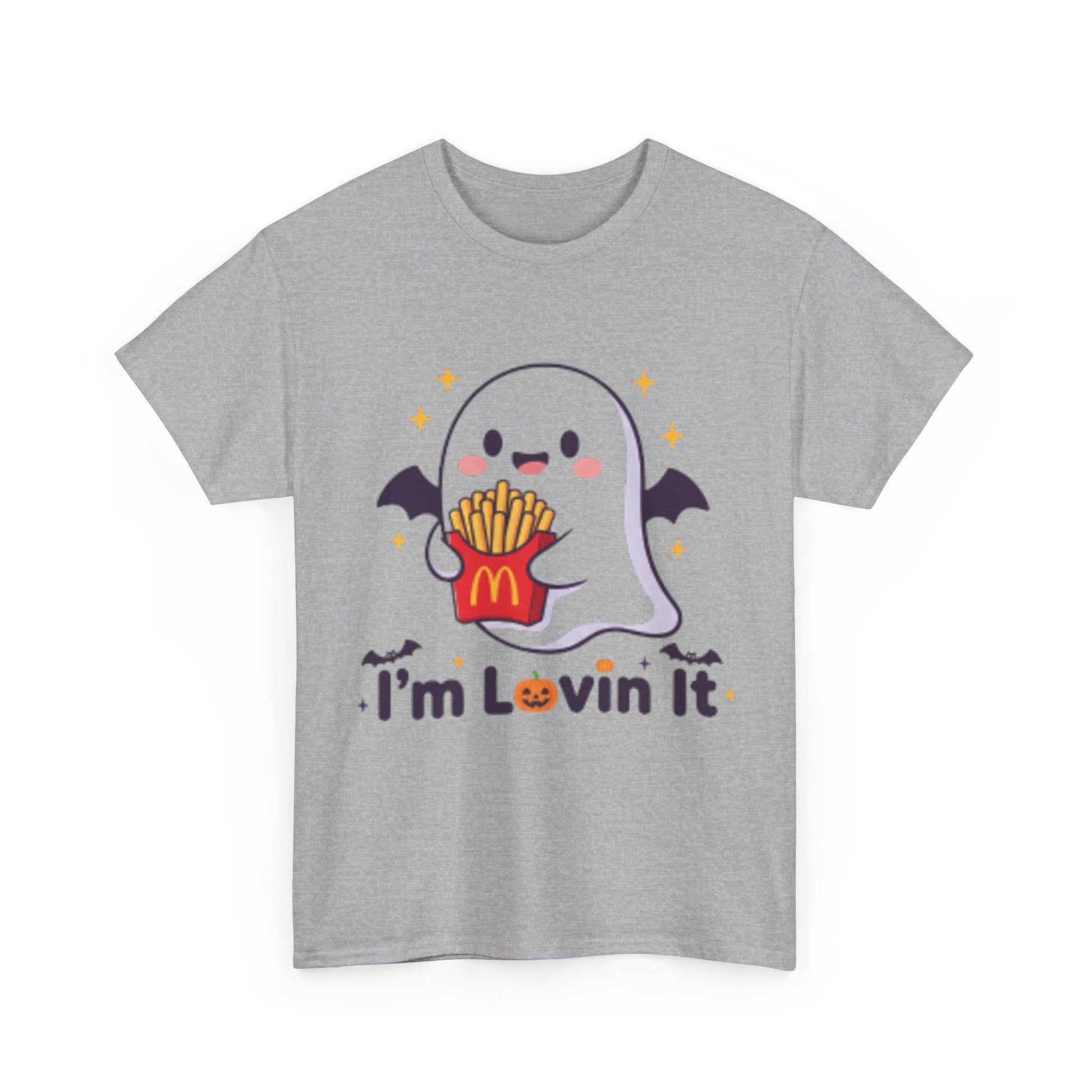 Cute Ghost Halloween Tee - Unisex Heavy Cotton Shirt, Spooky T-Shirt, Halloween Costume, Fall Apparel, Ghost Lovers Gift - Resilient Mind Media