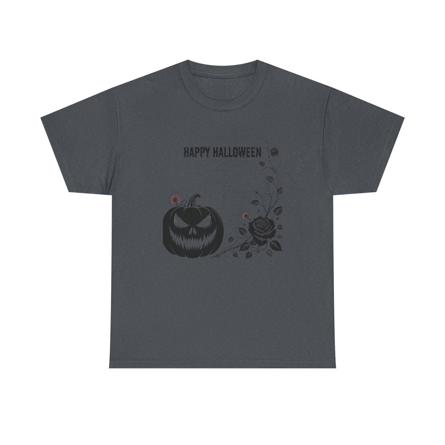Halloween Unisex Heavy Cotton Tee, Spooky Shirt, Fall Fashion, Pumpkin Shirt, Halloween Celebration, Gothic Tee - Resilient Mind Media