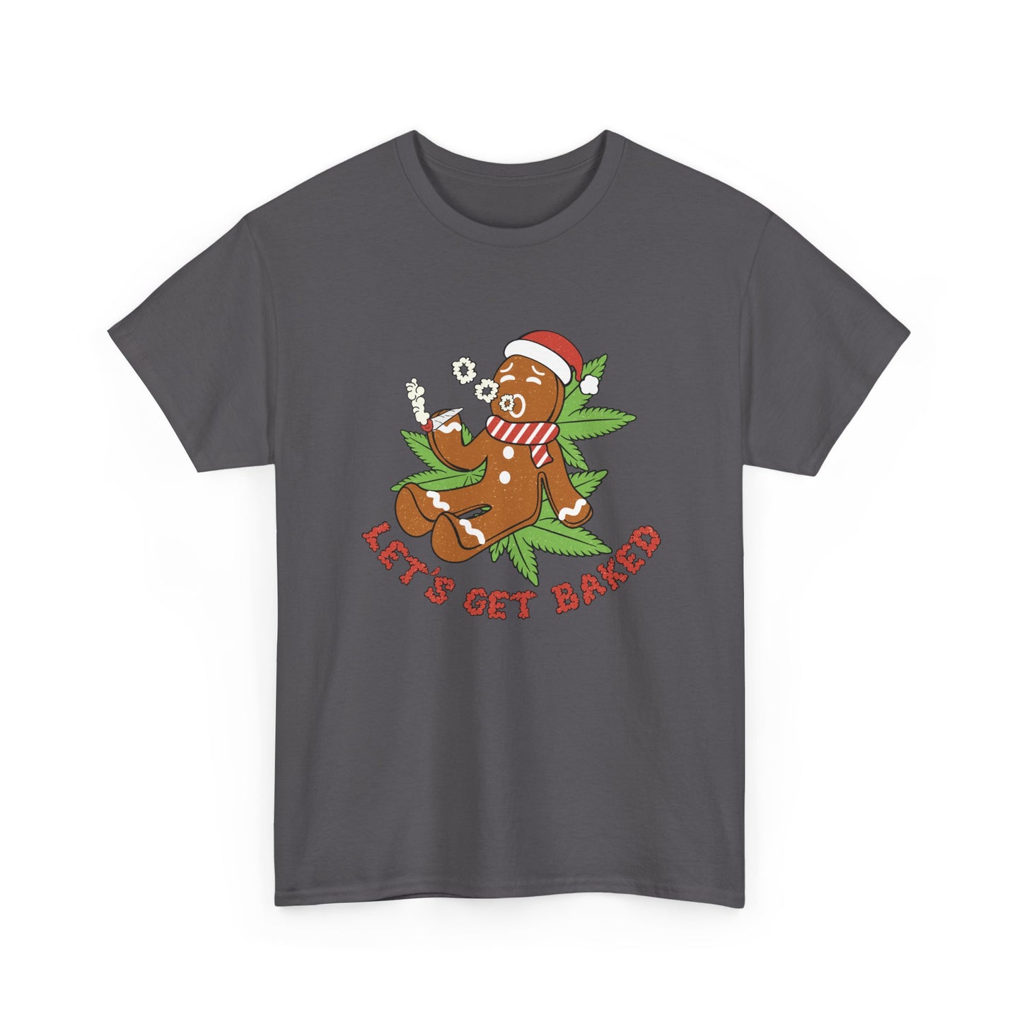 Let's Get Baked Gingerbread Unisex Heavy Cotton Tee - Resilient Mind Media