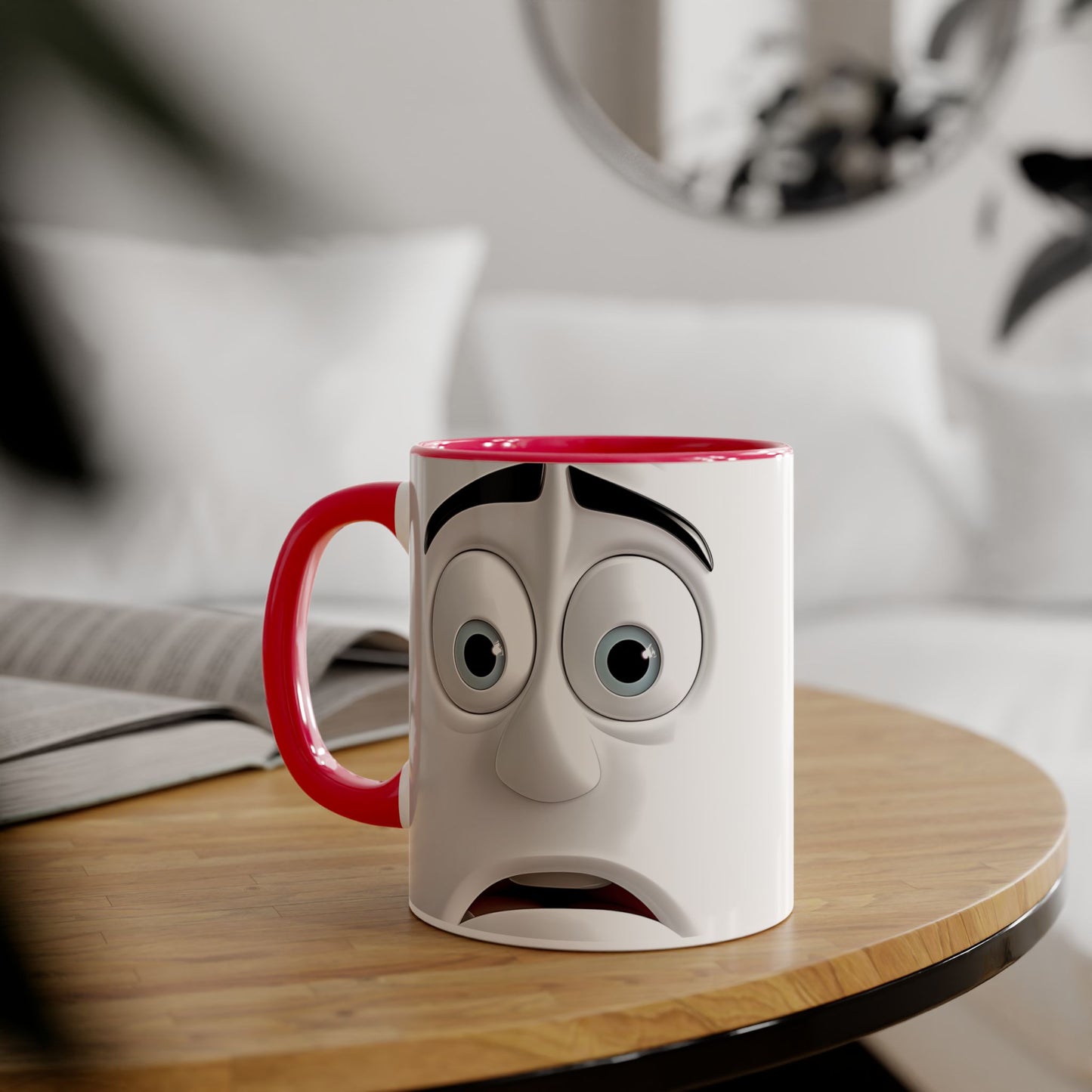 Funny Reaction Accent Mug - 11oz Coffee Cup for Humor Lovers - Resilient Mind Media