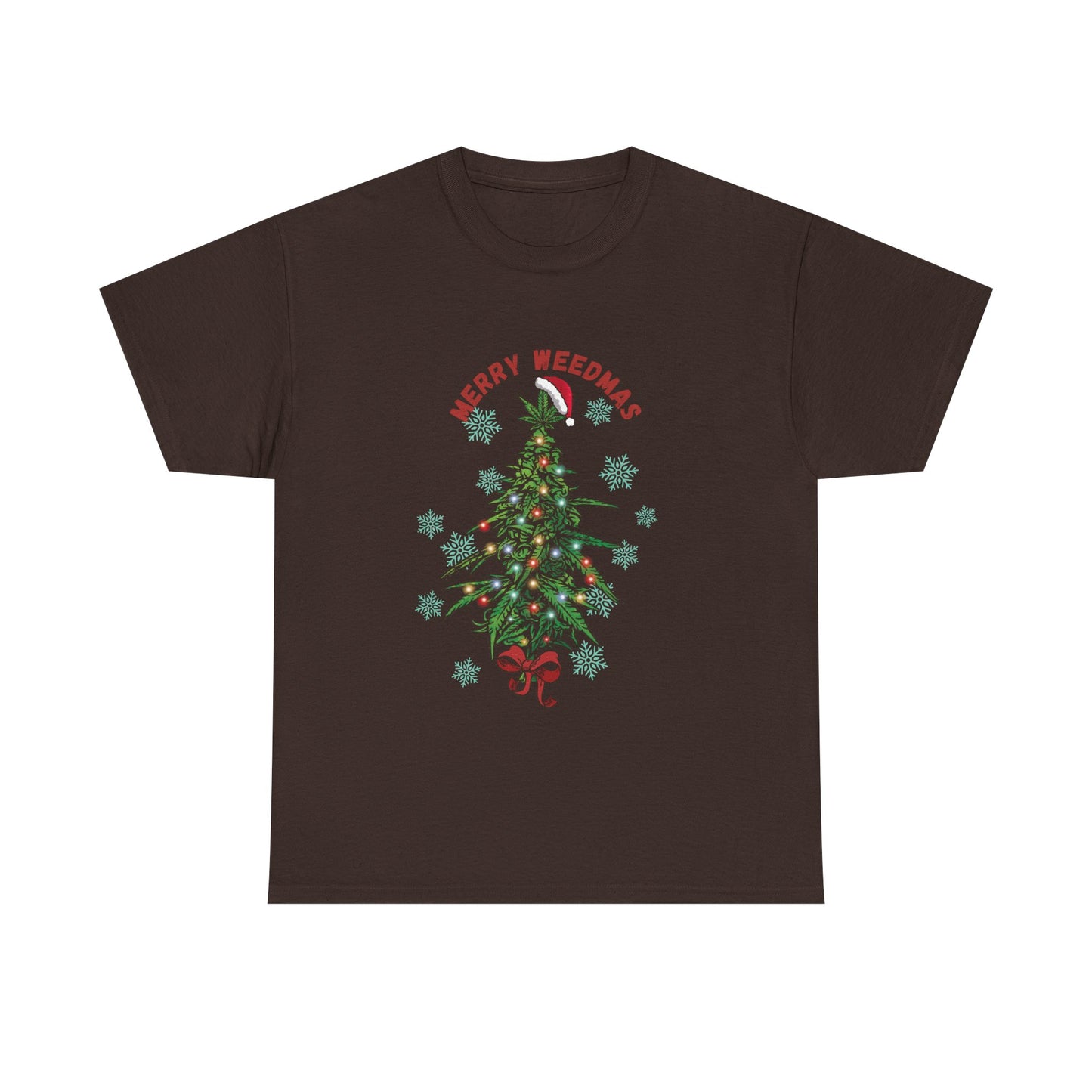 Merry Weedmas Unisex Heavy Cotton Tee - Resilient Mind Media