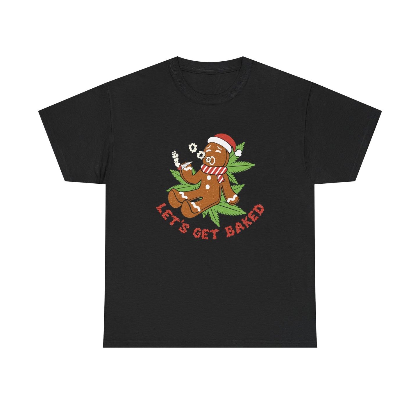 Let's Get Baked Gingerbread Unisex Heavy Cotton Tee - Resilient Mind Media