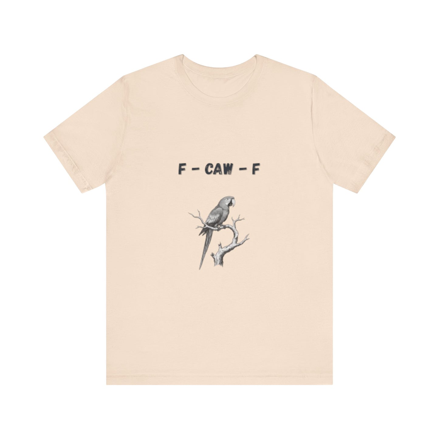 Funny F - Caw - f Parrot Tee - Resilient Mind Media