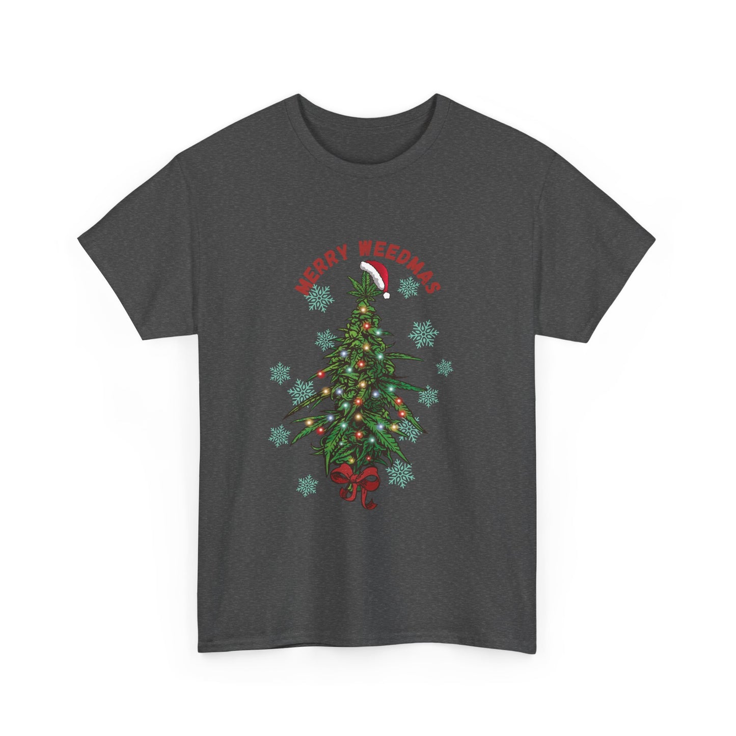 Merry Weedmas Unisex Heavy Cotton Tee - Resilient Mind Media