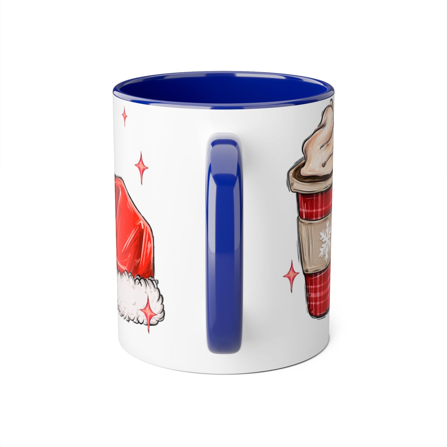 TIS THE SEASON CHRISTMAS HOCKEY Festive Hockey Accent Mug - 11oz Christmas Design - Resilient Mind Media