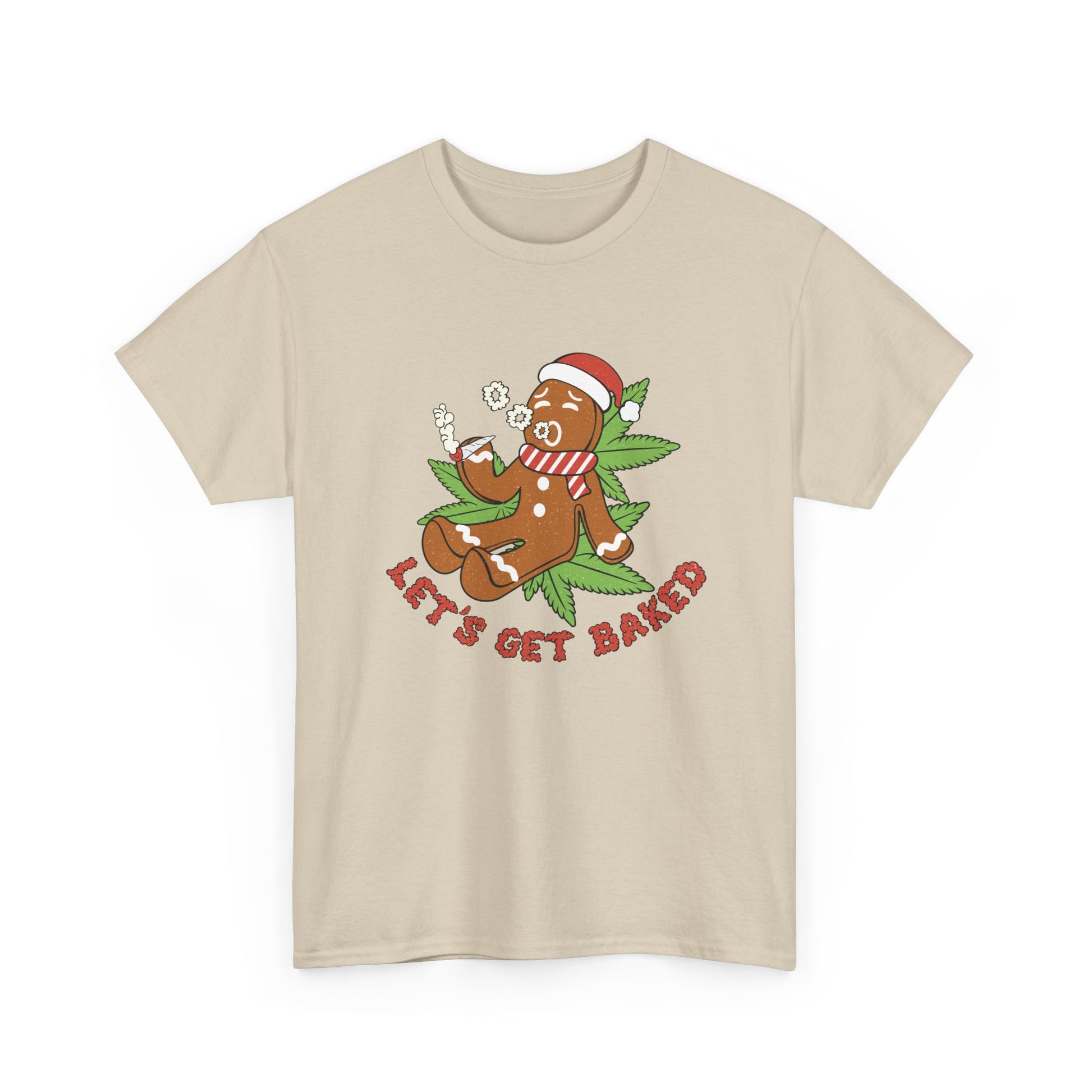 Let's Get Baked Gingerbread Unisex Heavy Cotton Tee - Resilient Mind Media