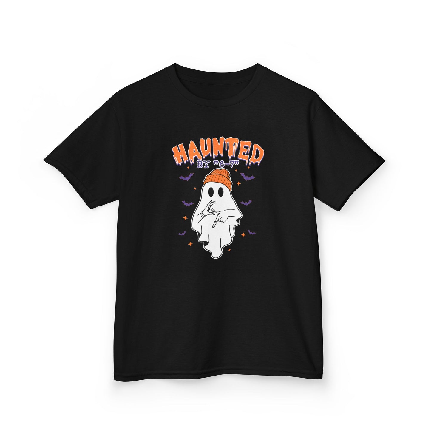 Haunted Kids Tee, Spooky Kids Shirt, Halloween Costume Tee, Trick - or - Treat Top, Ghost Graphic Tee, Fun Gift for Children - Resilient Mind Media
