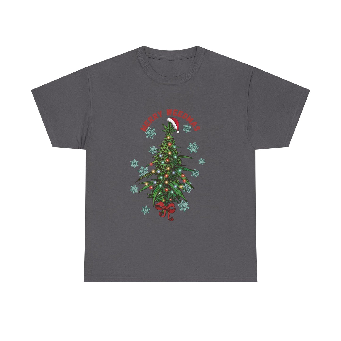 Merry Weedmas Unisex Heavy Cotton Tee - Resilient Mind Media