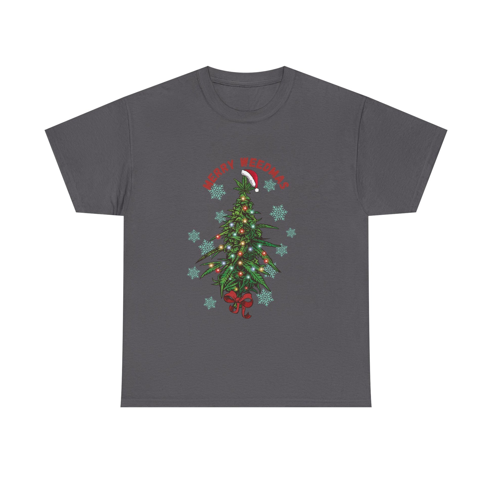 Merry Weedmas Unisex Heavy Cotton Tee - Resilient Mind Media