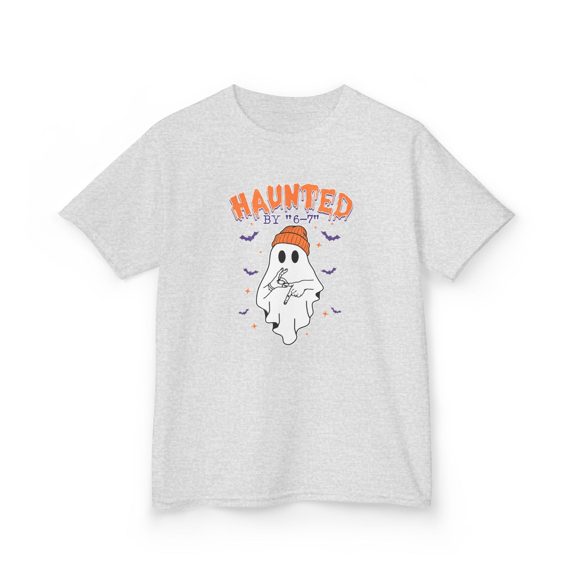 Haunted Kids Tee, Spooky Kids Shirt, Halloween Costume Tee, Trick - or - Treat Top, Ghost Graphic Tee, Fun Gift for Children - Resilient Mind Media