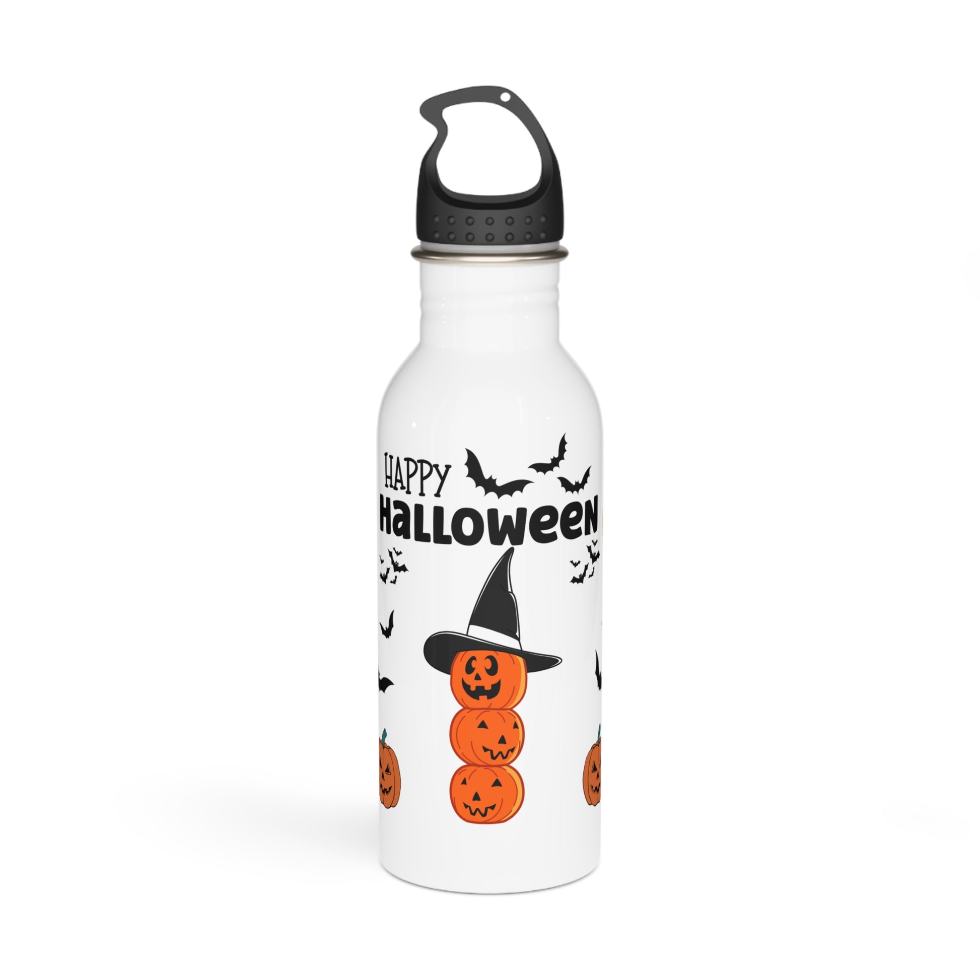 Halloween Themed Stainless Steel Water Bottle, Trick or Treat, Eco - Friendly Gift, Spooky Decor, Pumpkin Design, Hydration for Fall [...] - Resilient Mind Media