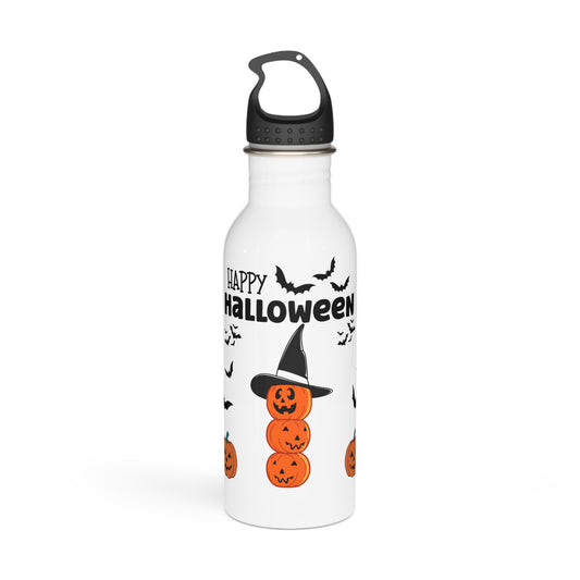 Halloween Themed Stainless Steel Water Bottle, Trick or Treat, Eco - Friendly Gift, Spooky Decor, Pumpkin Design, Hydration for Fall [...] - Resilient Mind Media