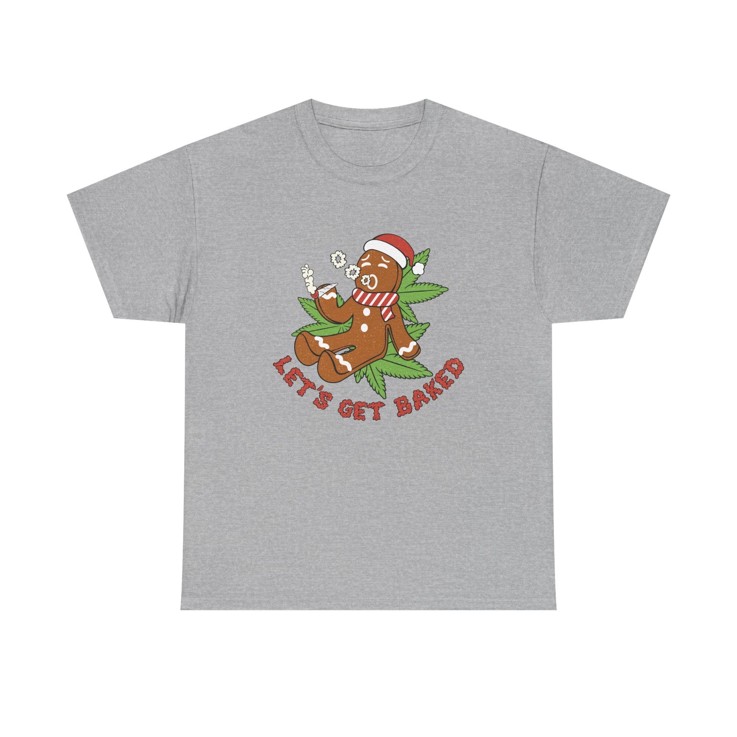 Let's Get Baked Gingerbread Unisex Heavy Cotton Tee - Resilient Mind Media