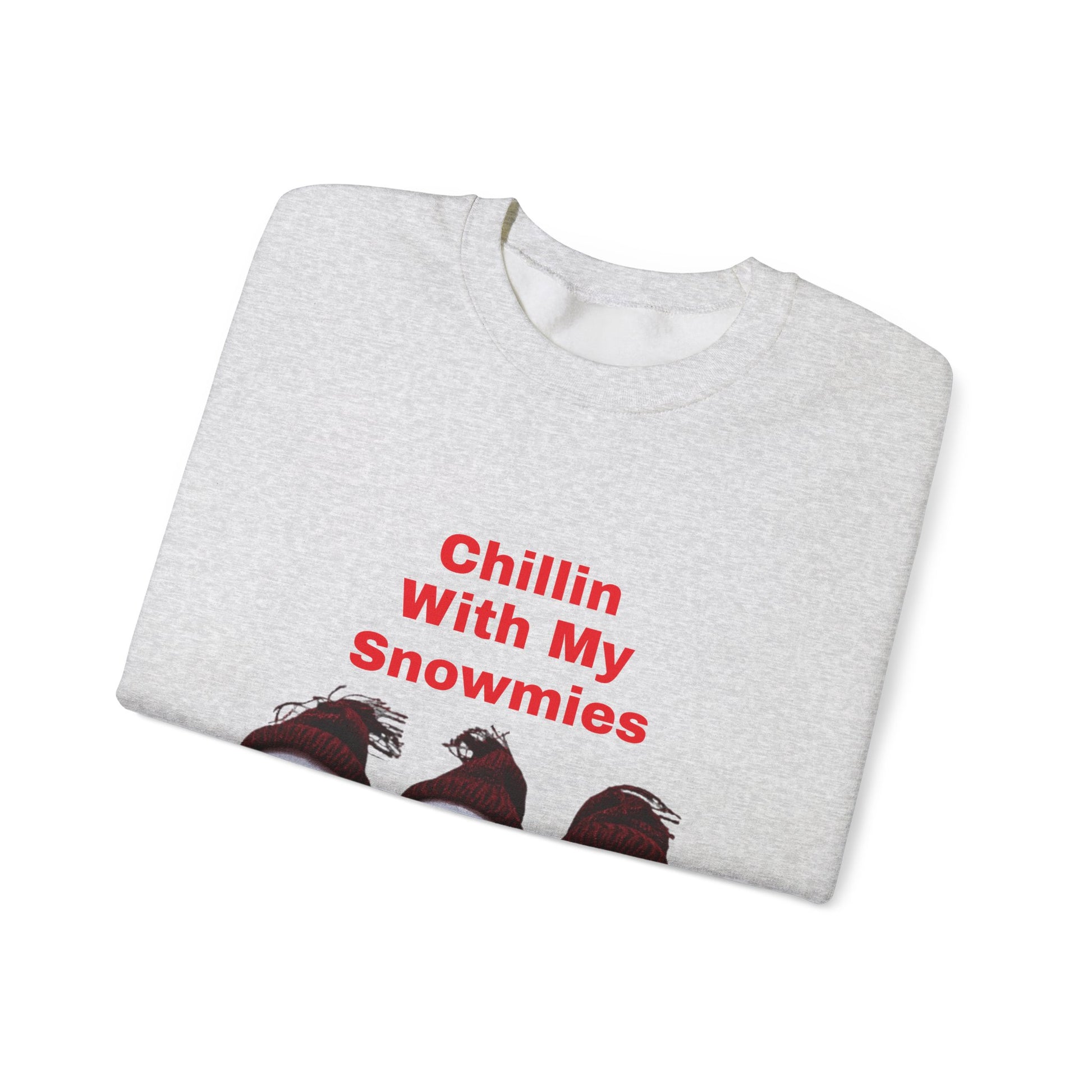 Cozy Holiday Sweatshirt with Snowman Design, Cute Winter Apparel, Christmas Gift, Unisex Crewneck, Perfect for Cold Days, Fun Holiday Outfit - Resilient Mind Media