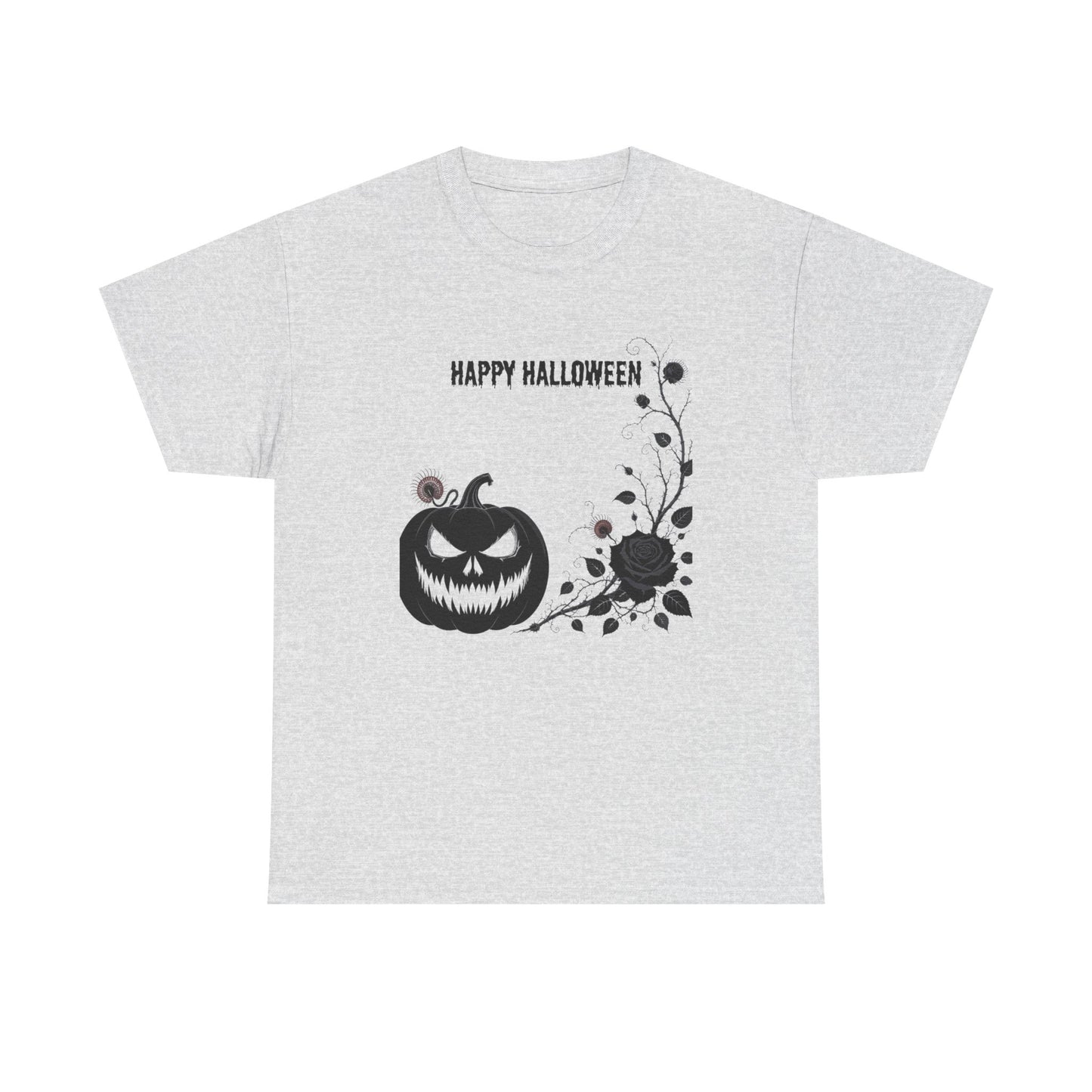 Halloween Unisex Heavy Cotton Tee, Spooky Shirt, Fall Fashion, Pumpkin Shirt, Halloween Celebration, Gothic Tee - Resilient Mind Media