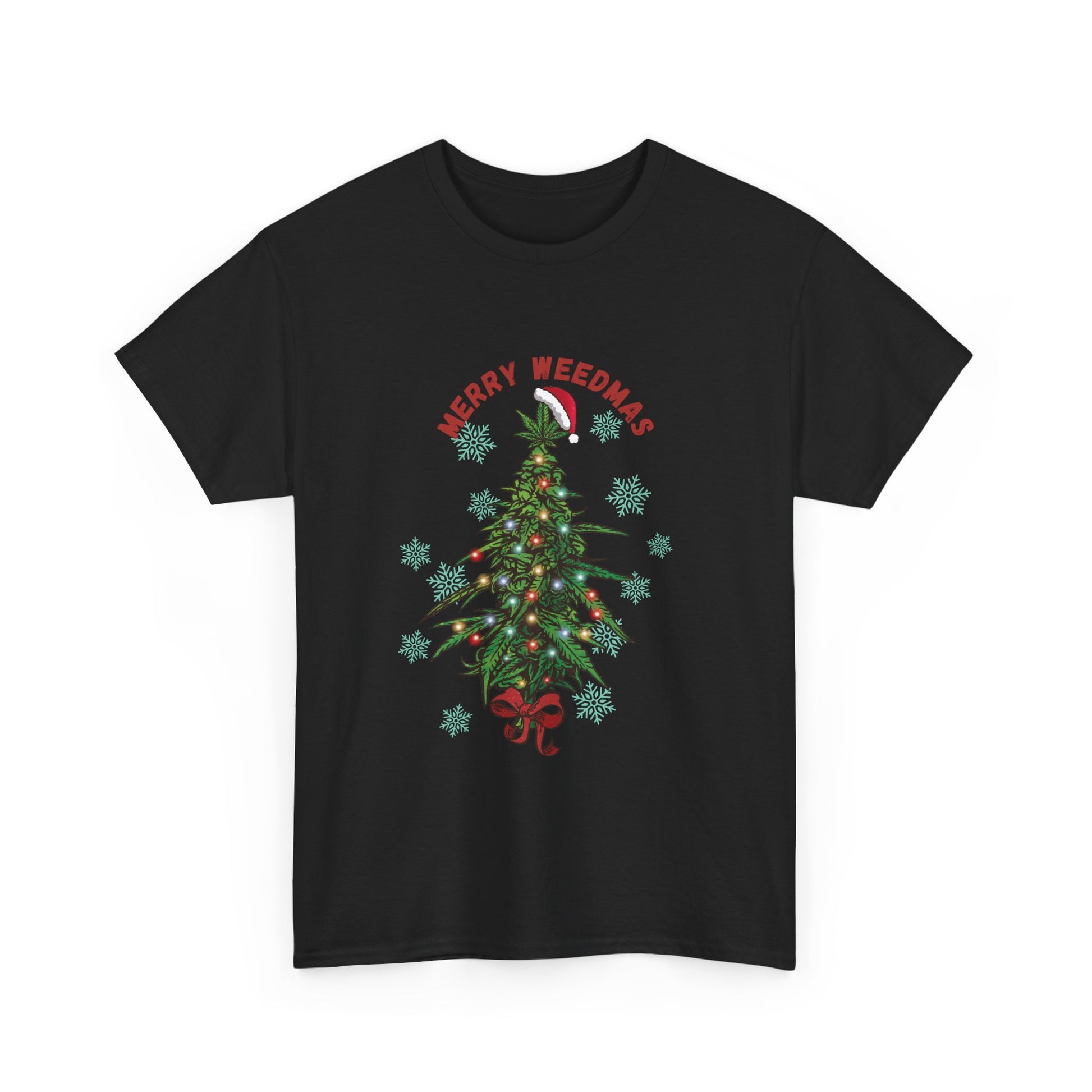 Merry Weedmas Unisex Heavy Cotton Tee - Resilient Mind Media