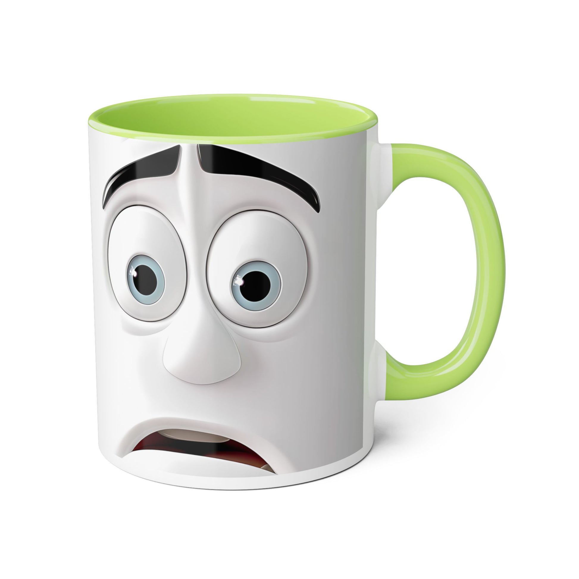 Funny Reaction Accent Mug - 11oz Coffee Cup for Humor Lovers - Resilient Mind Media