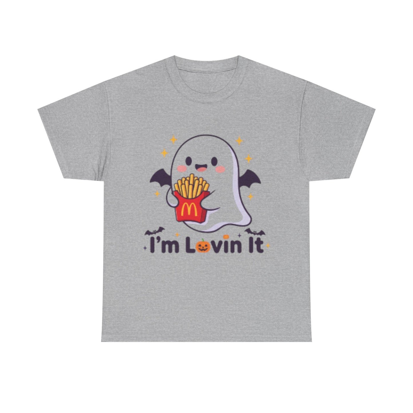 Cute Ghost Halloween Tee - Unisex Heavy Cotton Shirt, Spooky T-Shirt, Halloween Costume, Fall Apparel, Ghost Lovers Gift - Resilient Mind Media