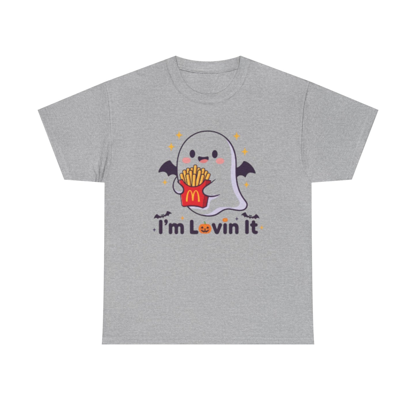 Cute Ghost Halloween Tee, Unisex Heavy Cotton Shirt, Funny Halloween Apparel, Trick or Treat T-Shirt, Spooky Gift for Halloween - Resilient Mind Media