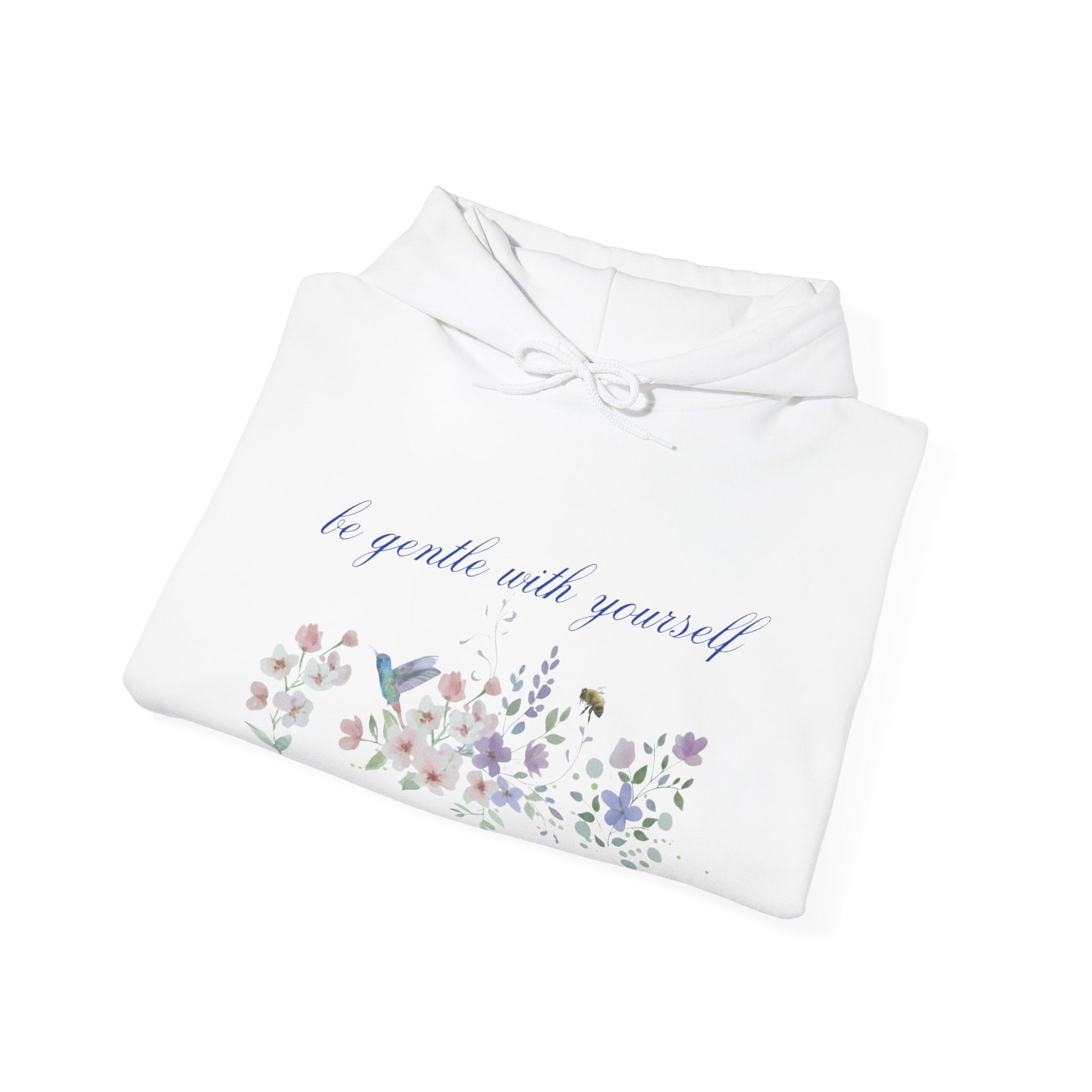 Hooded Sweatshirt - BE GENTLE WITH YOURSELF - Resilient Mind Media