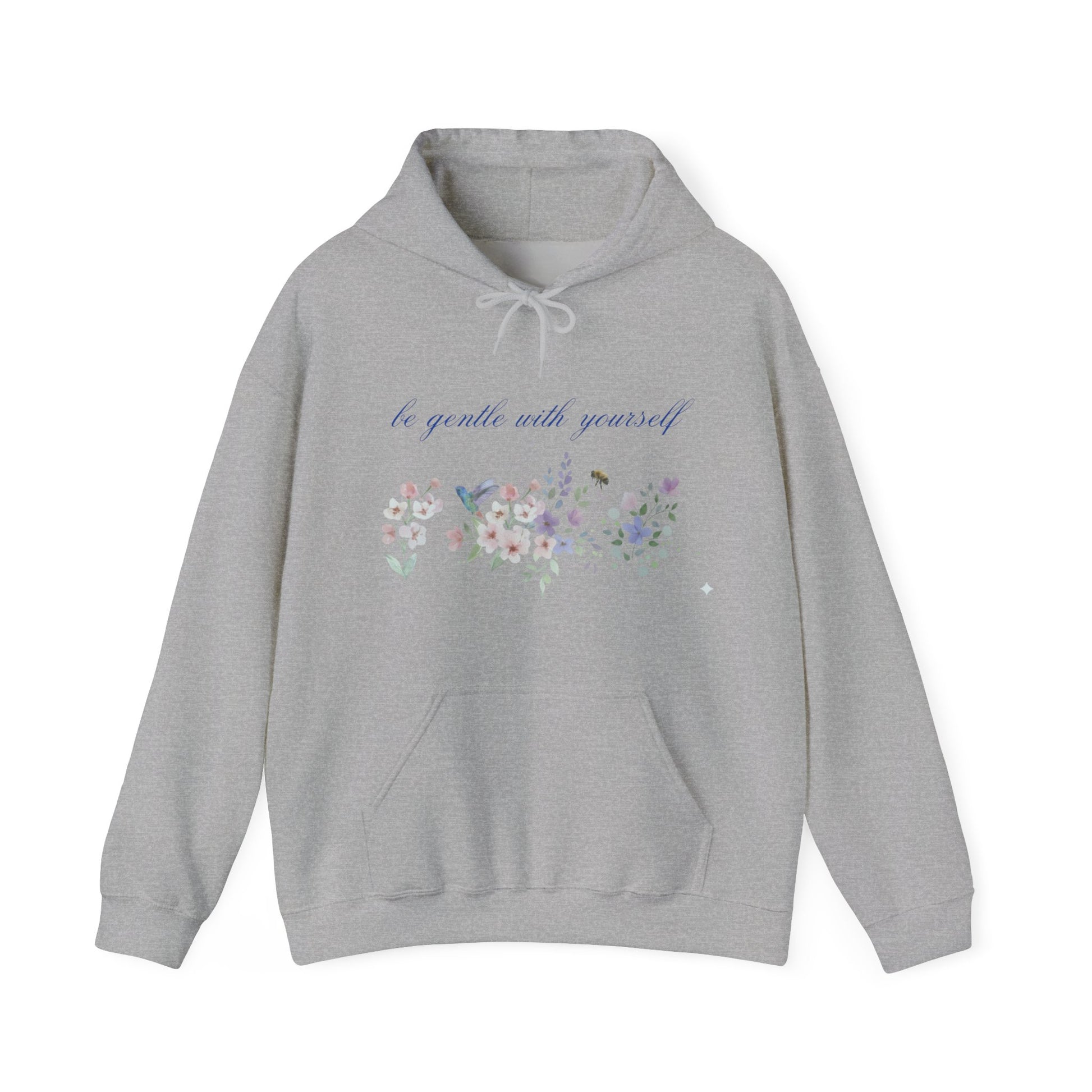 Hooded Sweatshirt - BE GENTLE WITH YOURSELF - Resilient Mind Media