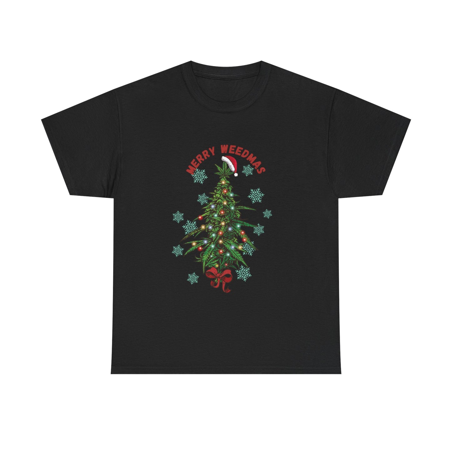 Merry Weedmas Unisex Heavy Cotton Tee - Resilient Mind Media