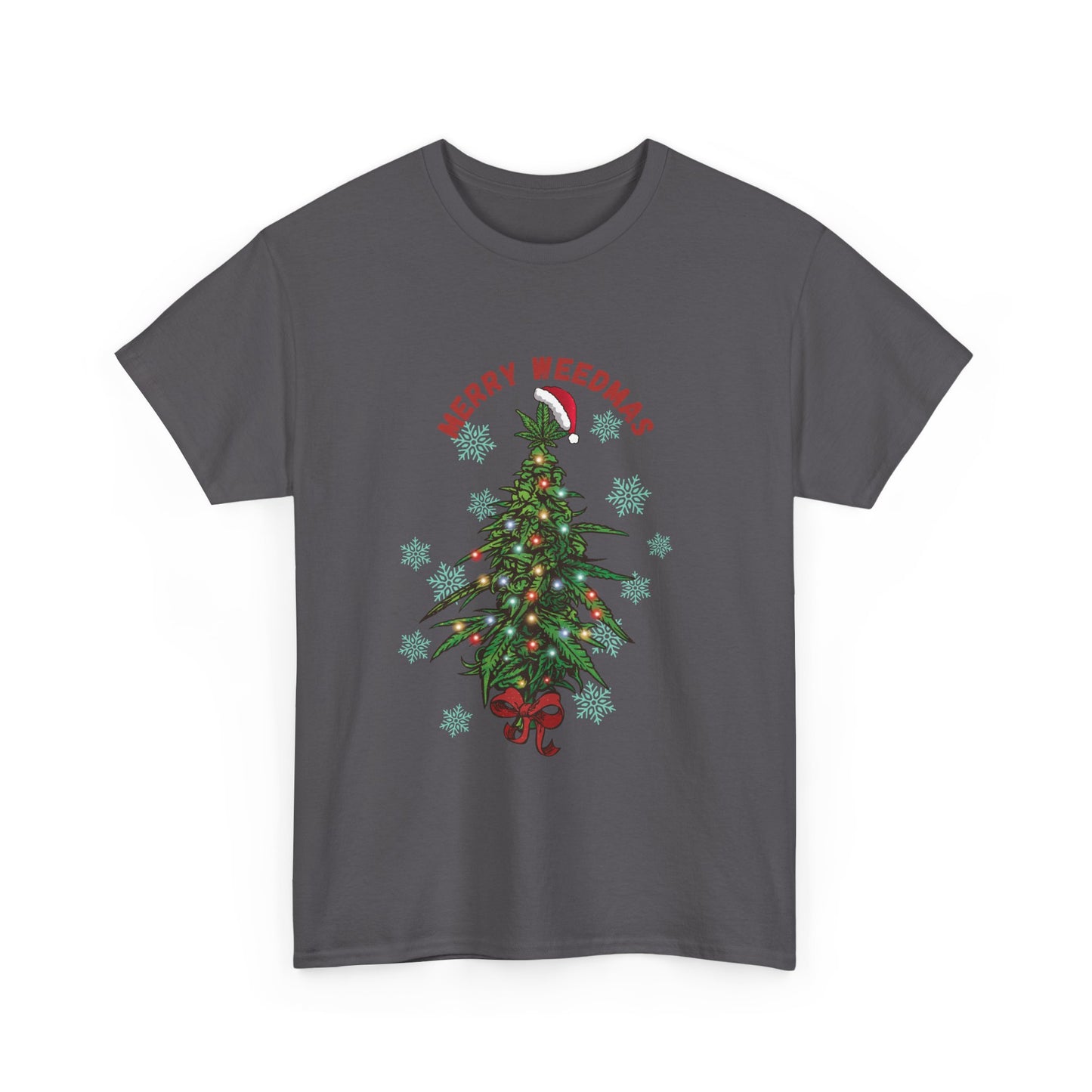 Merry Weedmas Unisex Heavy Cotton Tee - Resilient Mind Media