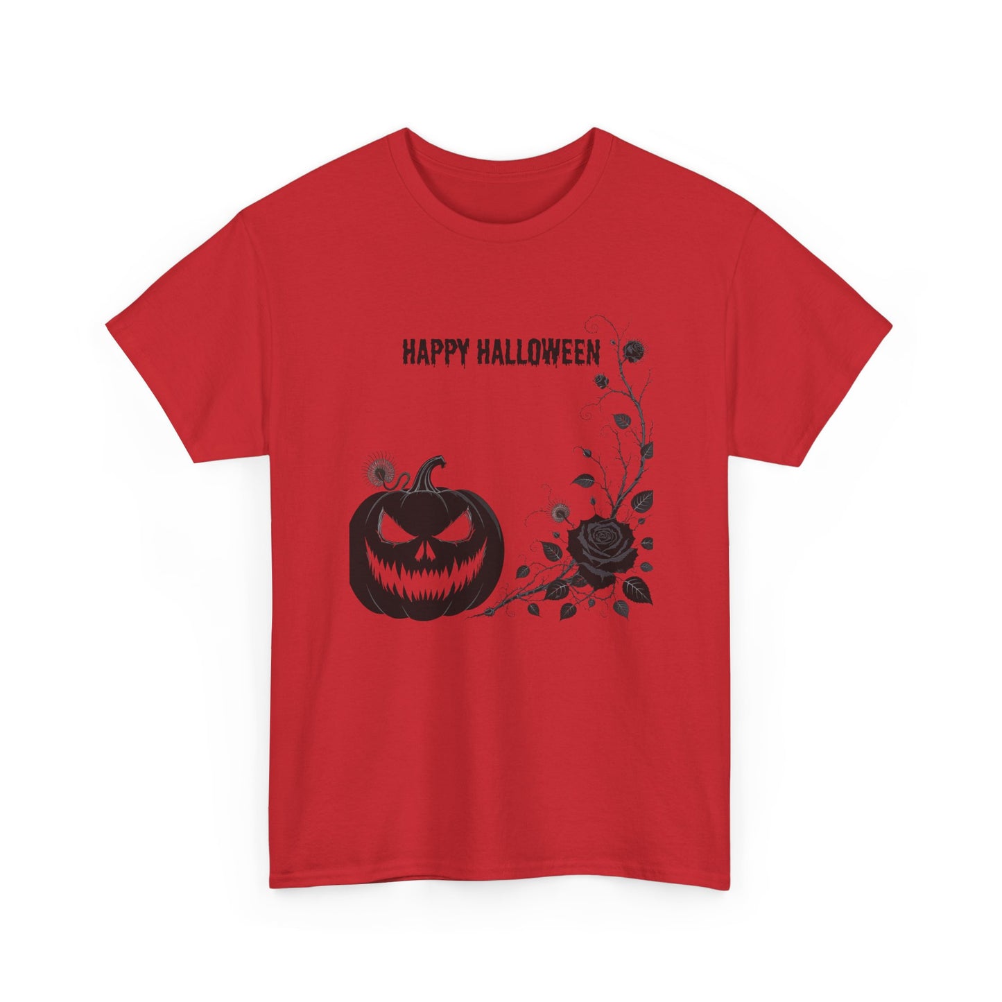 Halloween Unisex Heavy Cotton Tee, Spooky Shirt, Fall Fashion, Pumpkin Shirt, Halloween Celebration, Gothic Tee - Resilient Mind Media