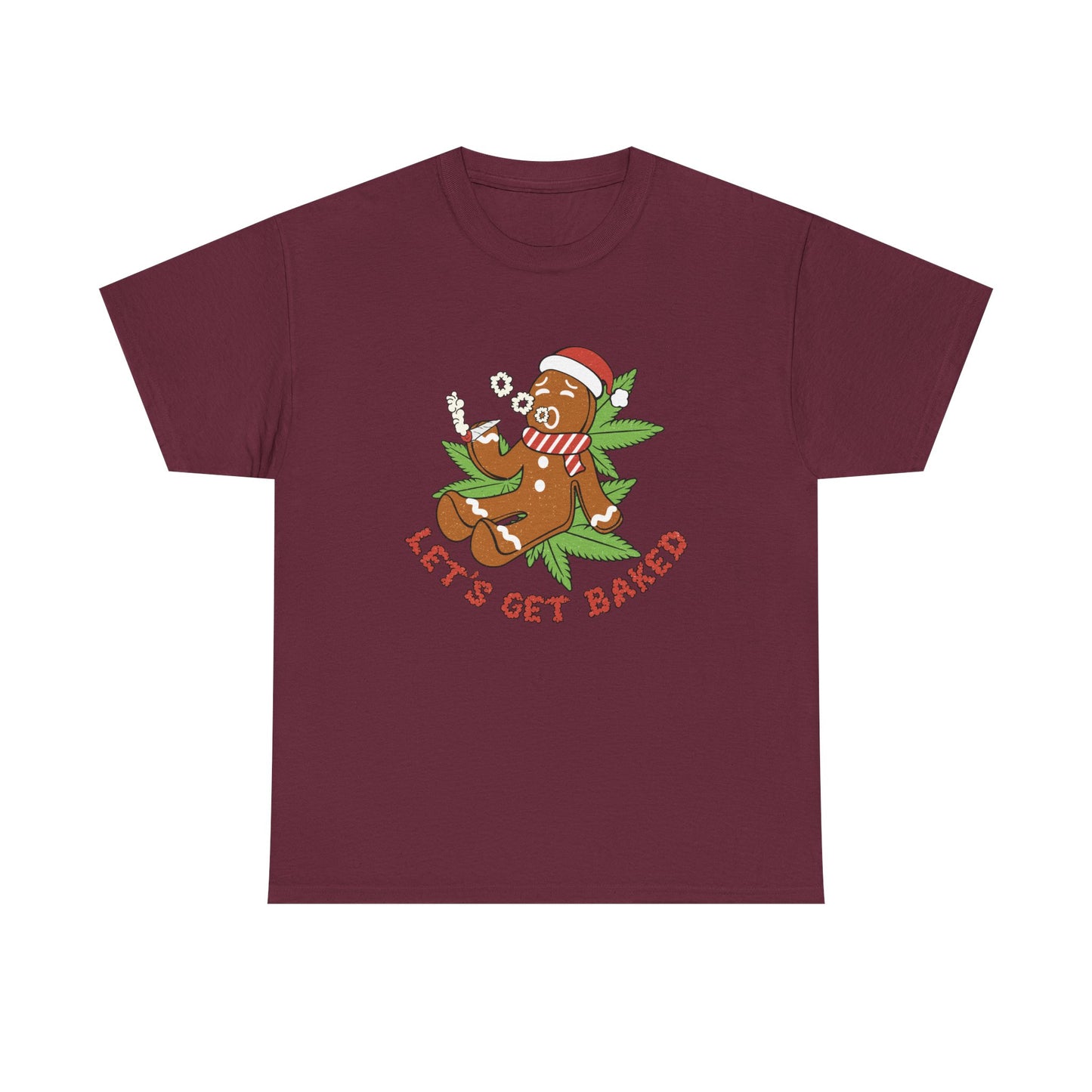 Let's Get Baked Gingerbread Unisex Heavy Cotton Tee - Resilient Mind Media