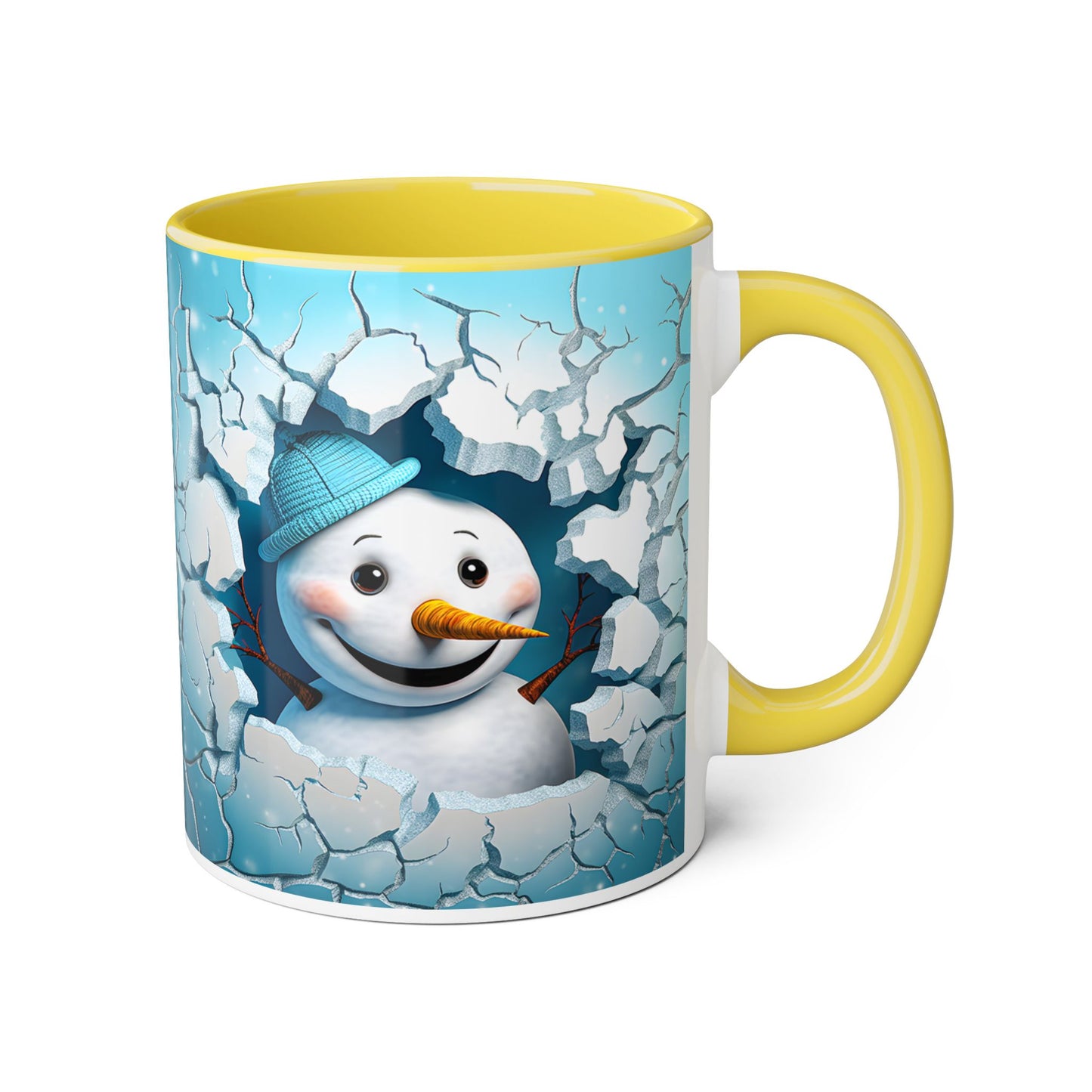 Winter Wonderland Snowman Accent Mug, 11oz - Resilient Mind Media