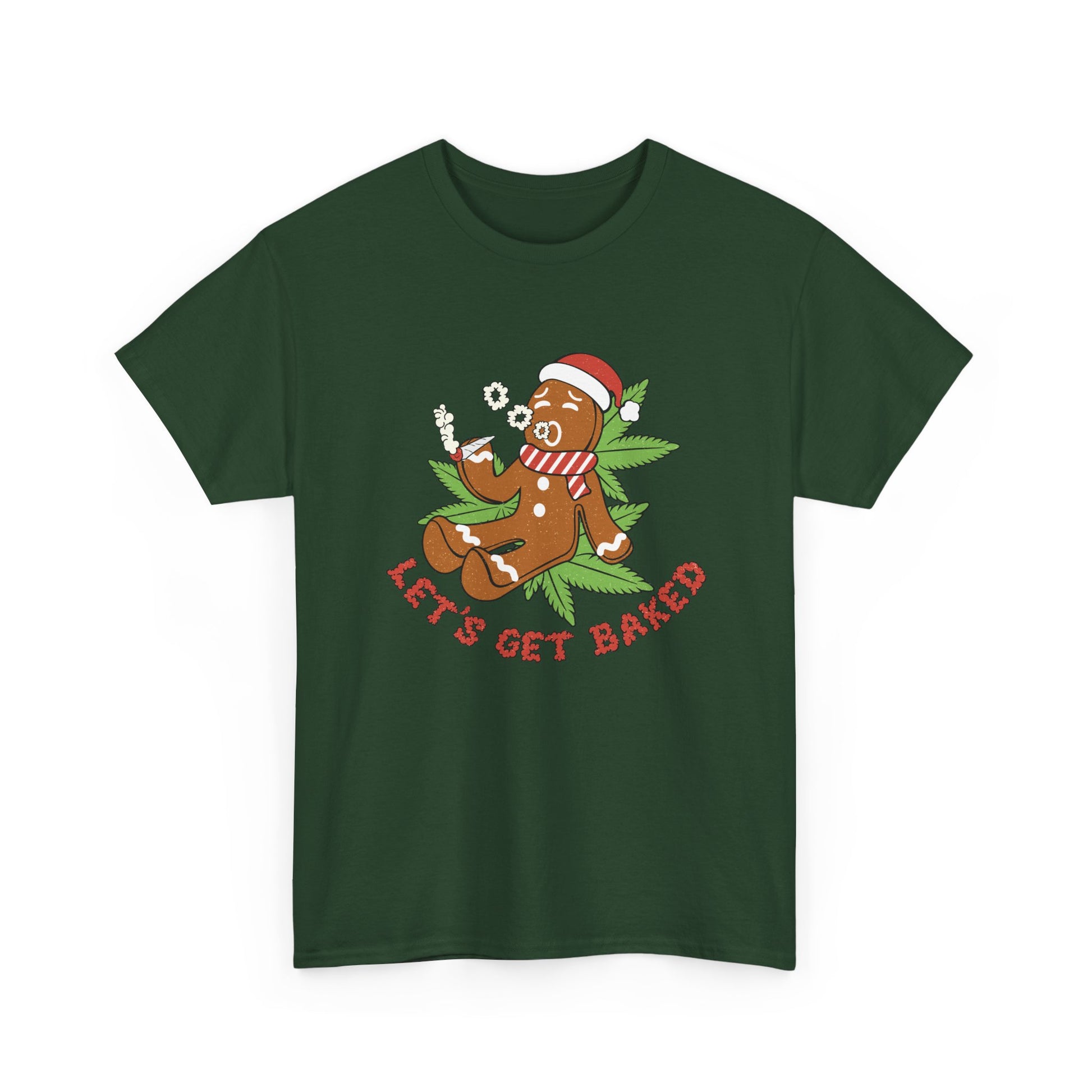 Let's Get Baked Gingerbread Unisex Heavy Cotton Tee - Resilient Mind Media