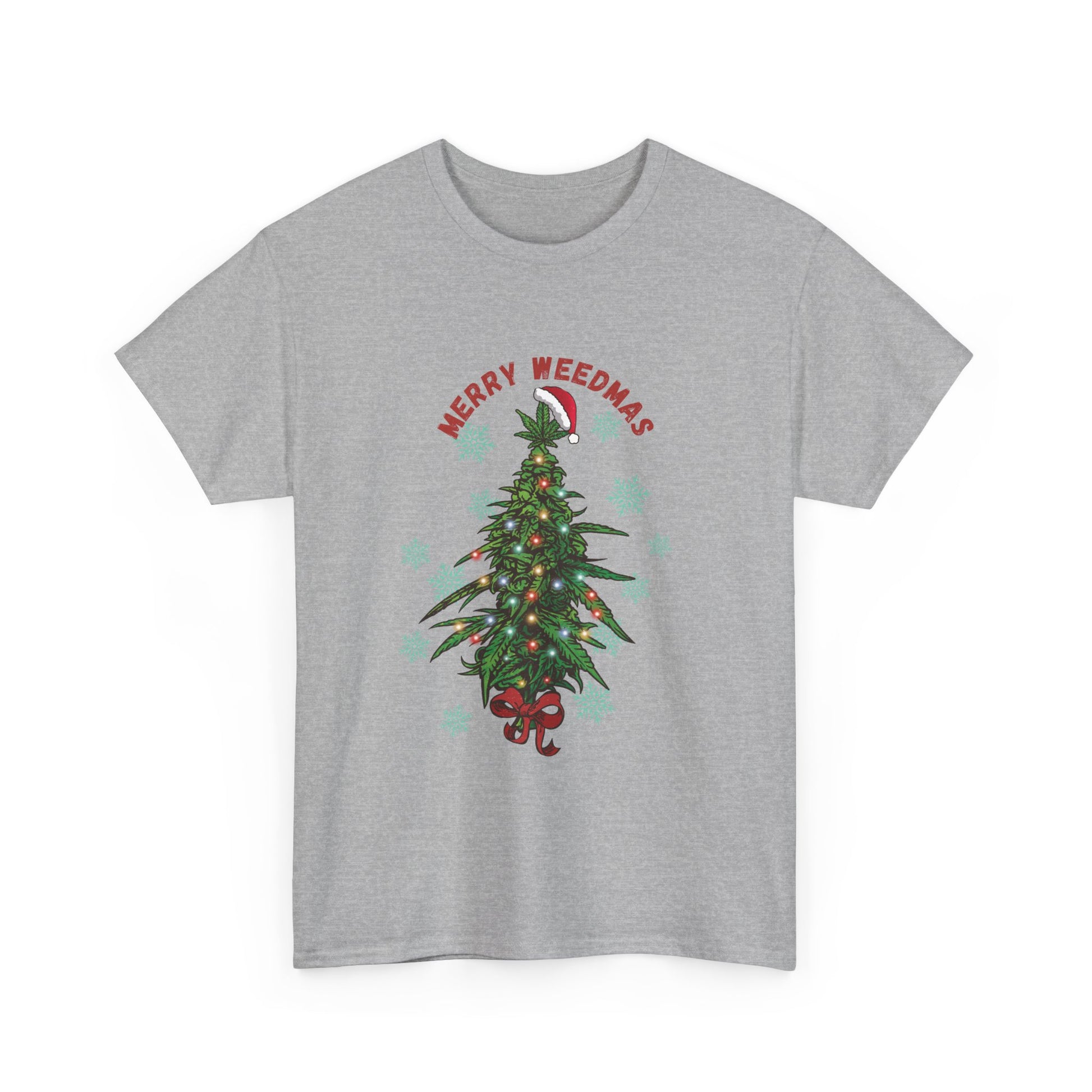 Merry Weedmas Unisex Heavy Cotton Tee - Resilient Mind Media