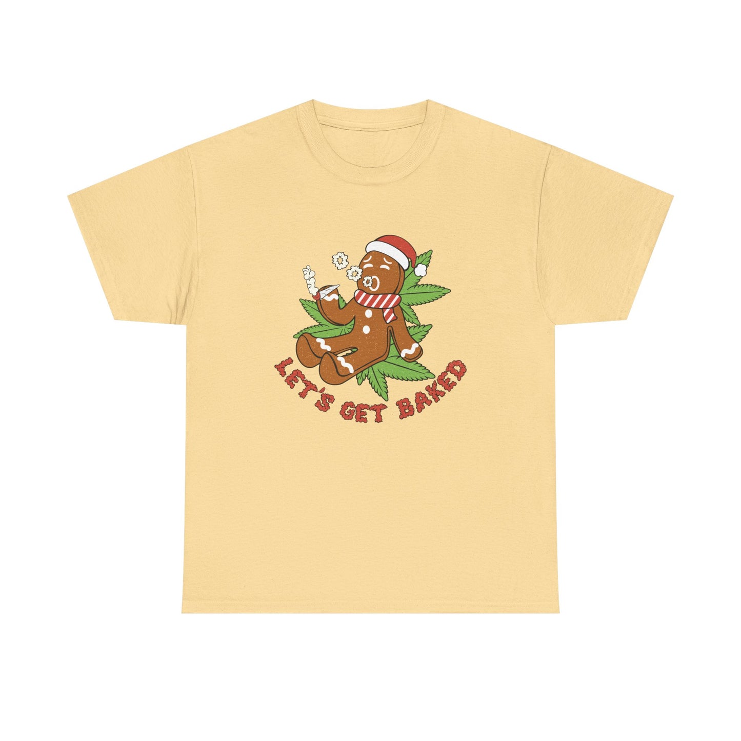 Let's Get Baked Gingerbread Unisex Heavy Cotton Tee - Resilient Mind Media