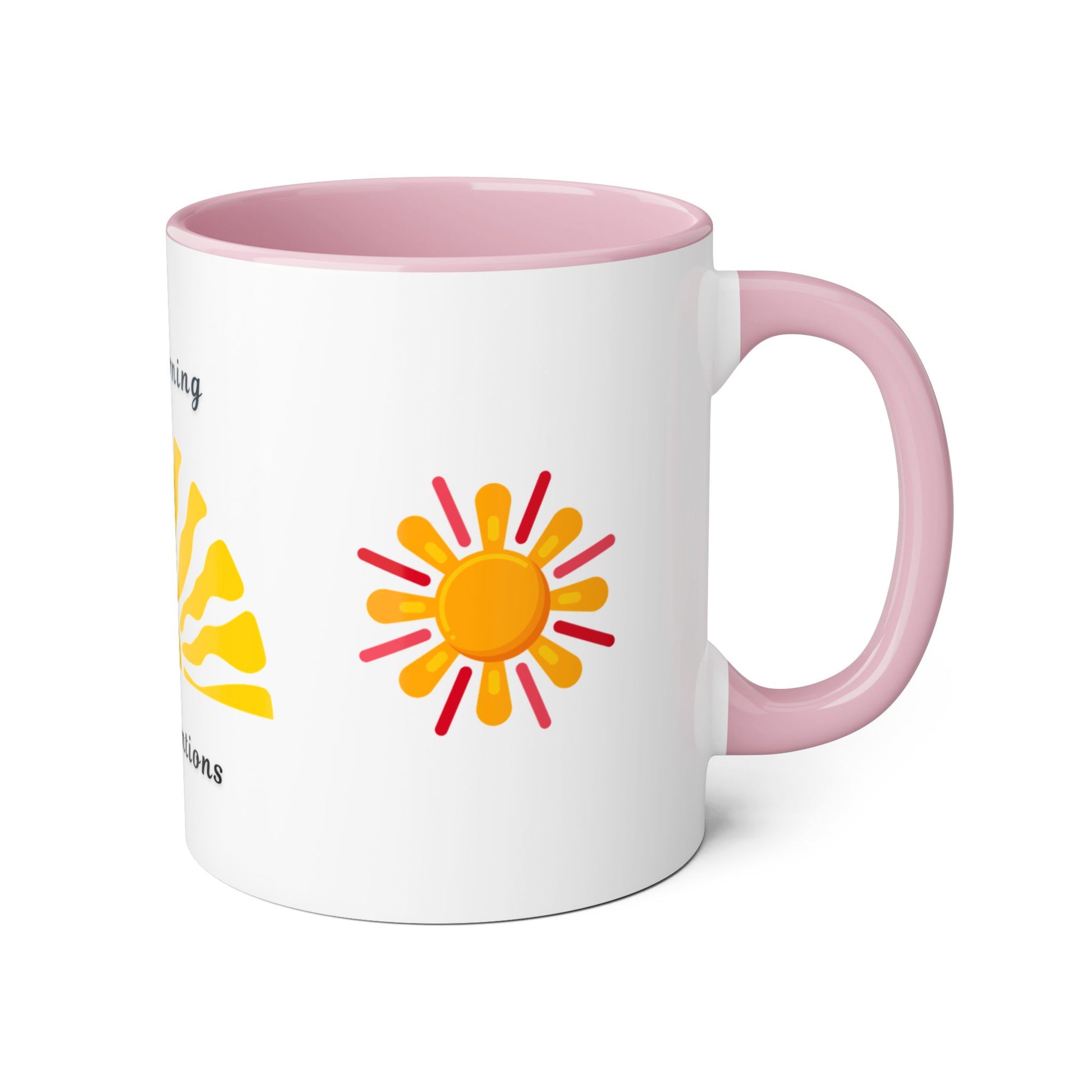 Sunrise Intentions Mug | Good Morning Coffee Cup | Positive Vibes | Gift for Her | Inspirational Kitchen Decor | Morning Routine - Resilient Mind Media